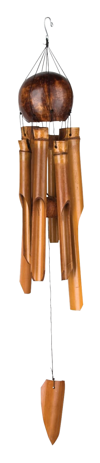 Woodstock Chimes Whole Coconut Bamboo Chime