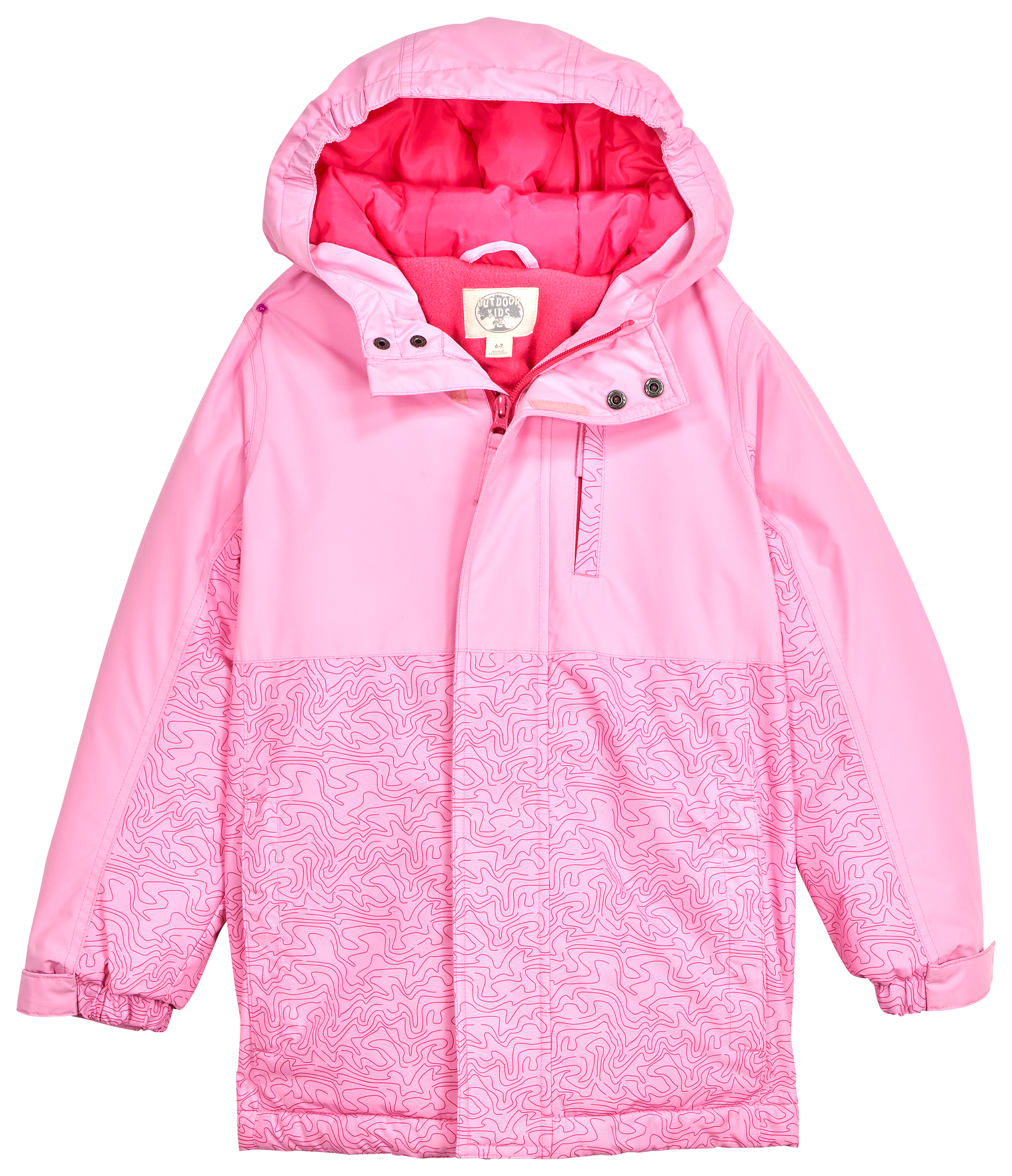 Image of Outdoor Kids Parka for Kids - Prism Pink - 4-5