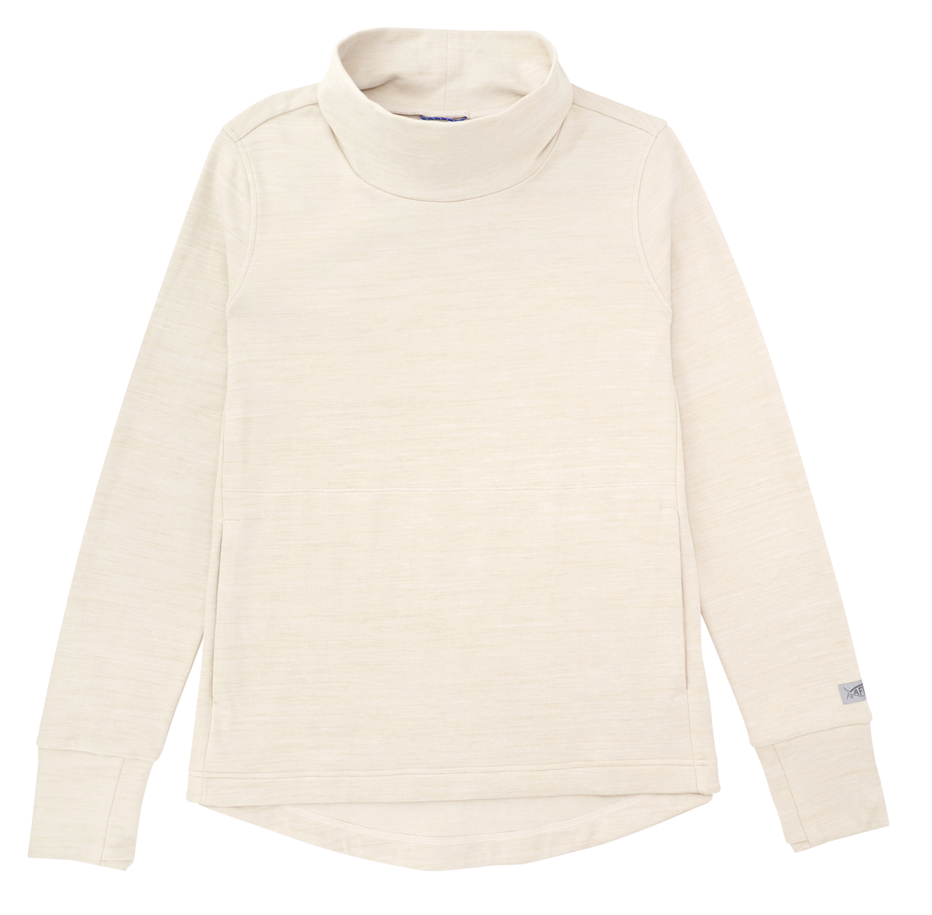 Image of AFTCO Coastal Layer Funnel Neck Pullover for Ladies - Pelican Heather - L