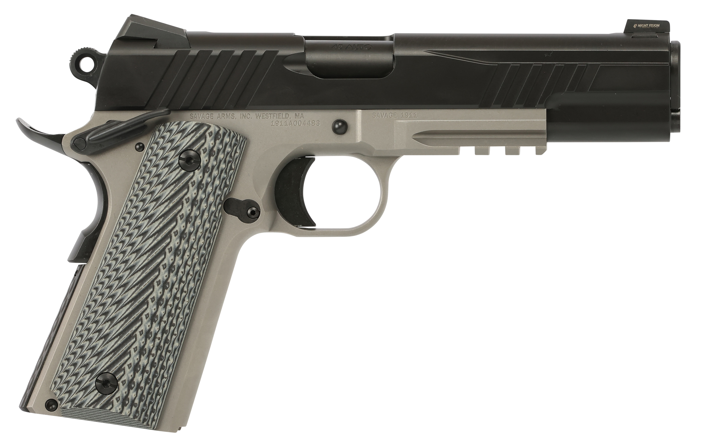Image of Savage Arms 1911 Gov't-Style with Rail Semi-Auto Pistol - .45 Auto