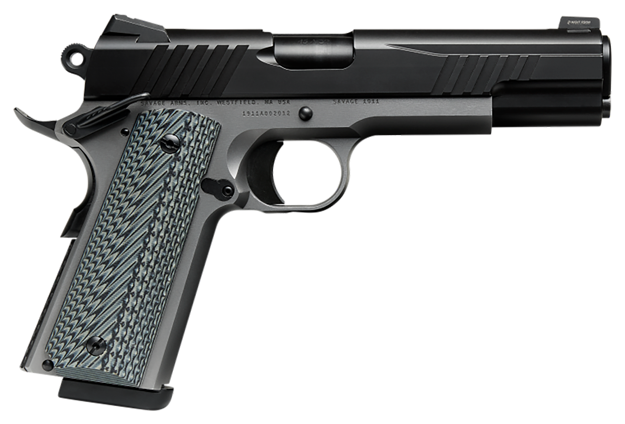 Image of Savage Arms 1911 Government-Style Two-Tone Semi-Auto Pistol with Novak Lo-Mount Tritium Sights