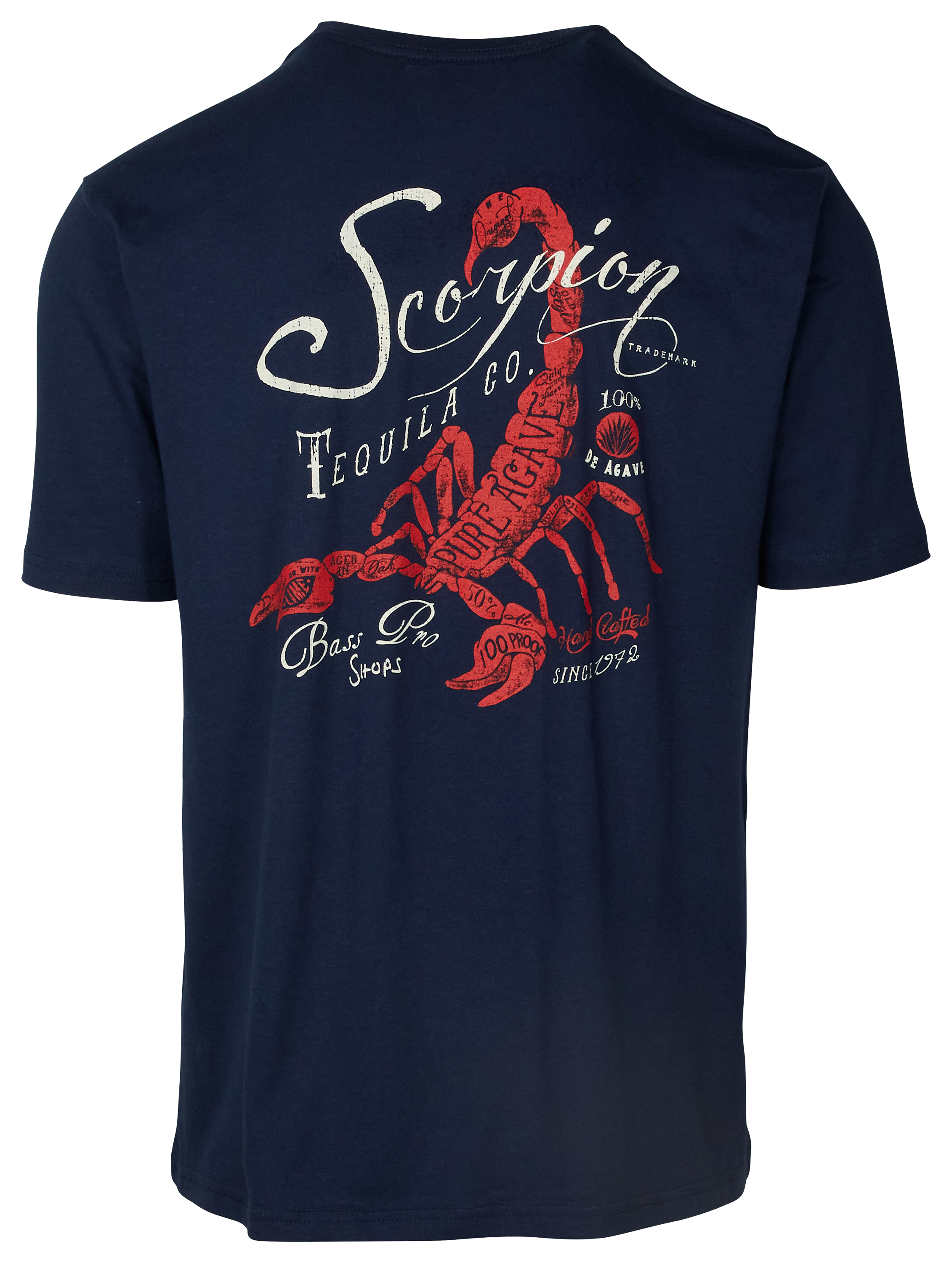 Image of Bass Pro Shops Scorpion Tequila Short-Sleeve T-Shirt for Men - Navy
