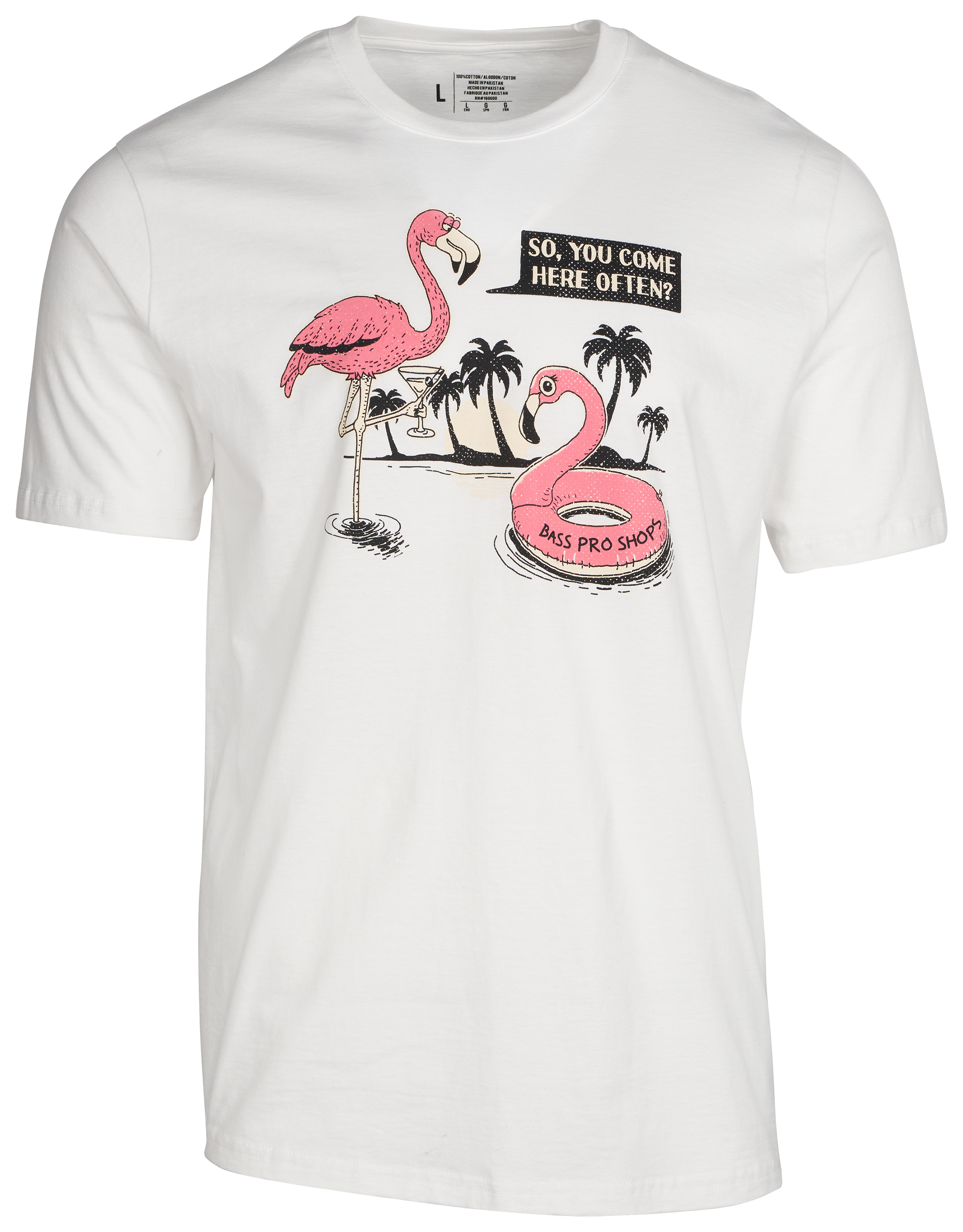 Image of Bass Pro Shops Florida Come Here Often Short-Sleeve T-Shirt for Men - White