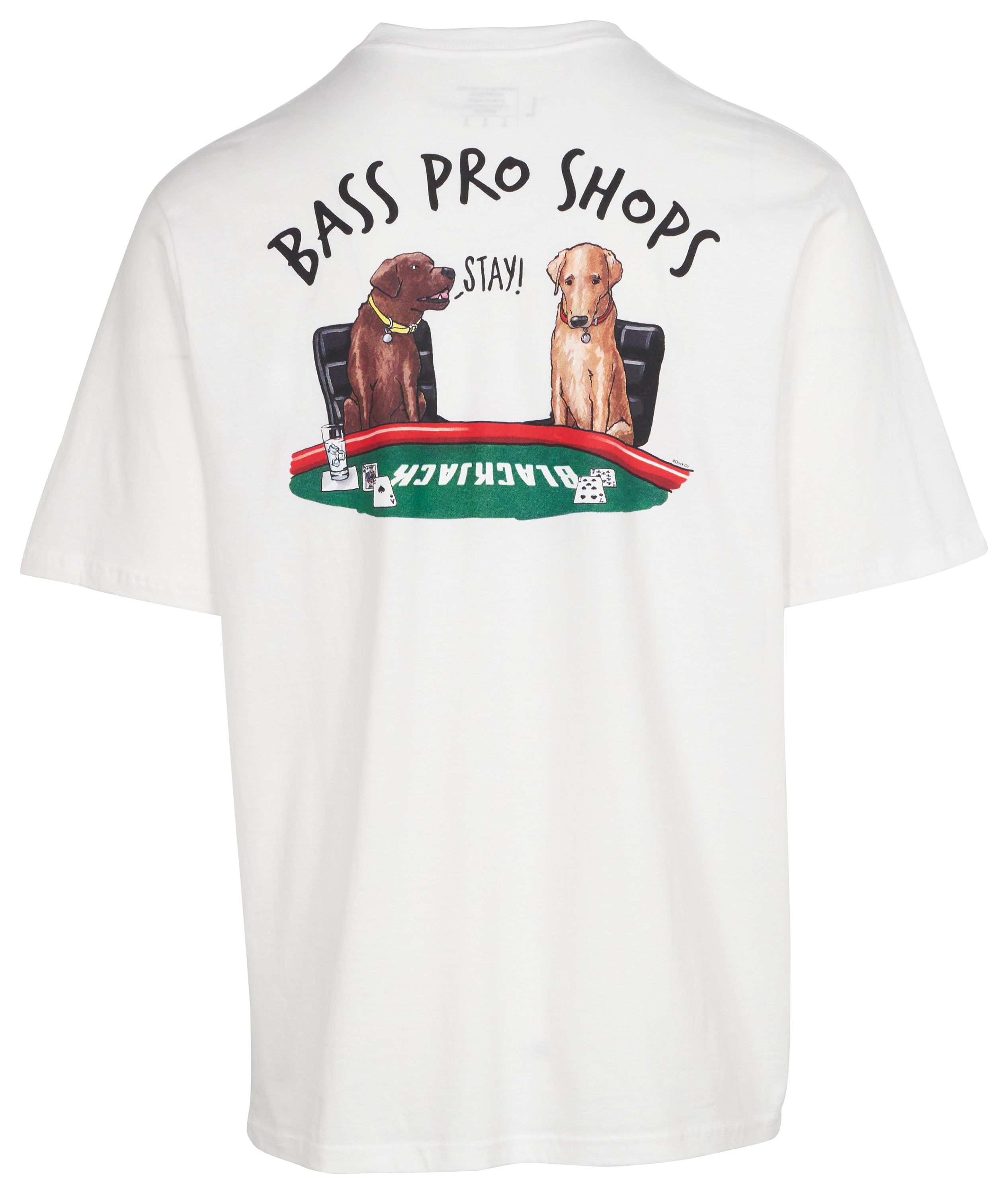 Image of Bass Pro Shops Poker Dogs Short-Sleeve T-Shirt for Men - M