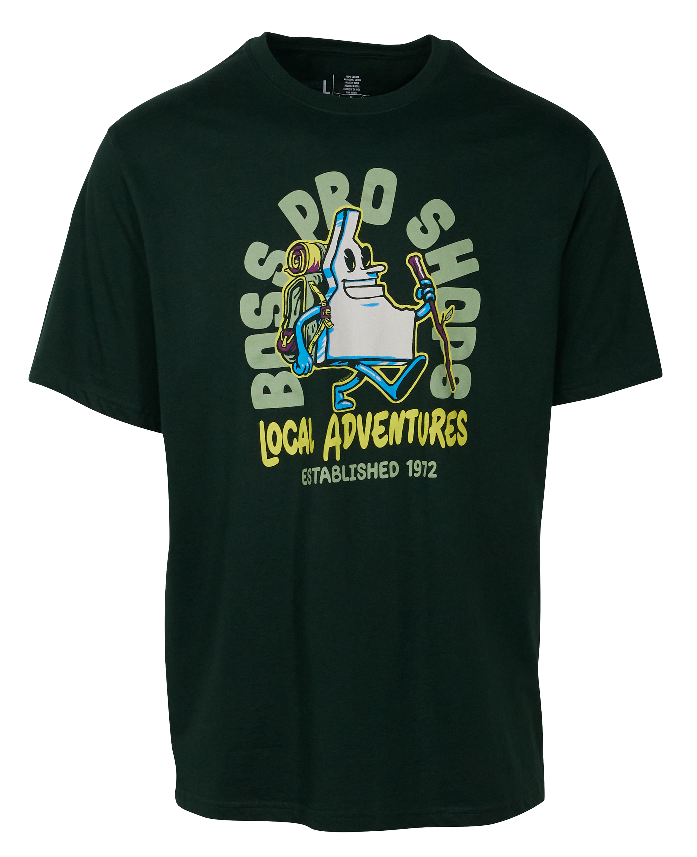 Image of Bass Pro Shops Idaho State Mascot Short-Sleeve T-Shirt for Men - Hunter