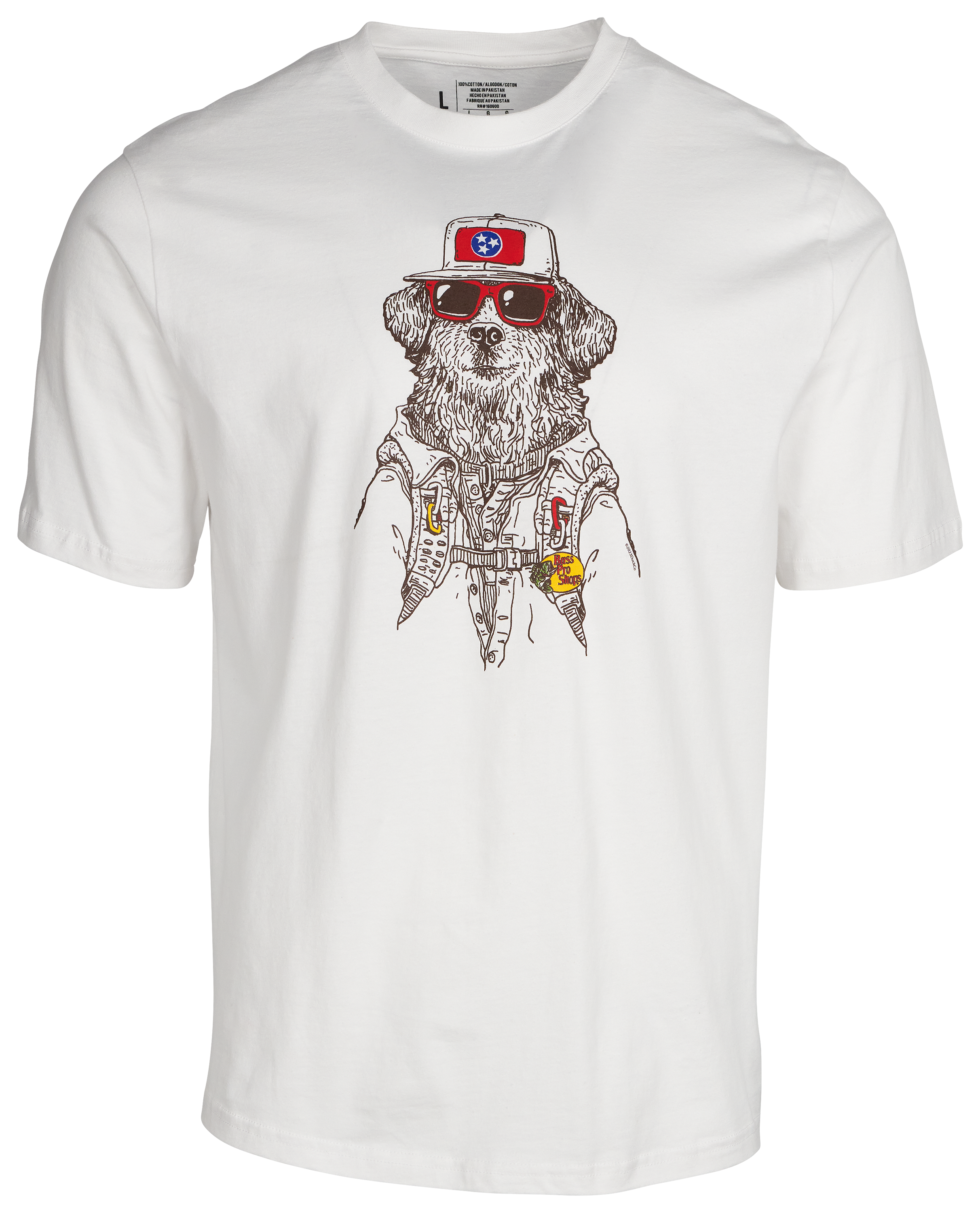 Image of Bass Pro Shops Bass Hound State Graphic Short-Sleeve T-Shirt for Men - Tennessee