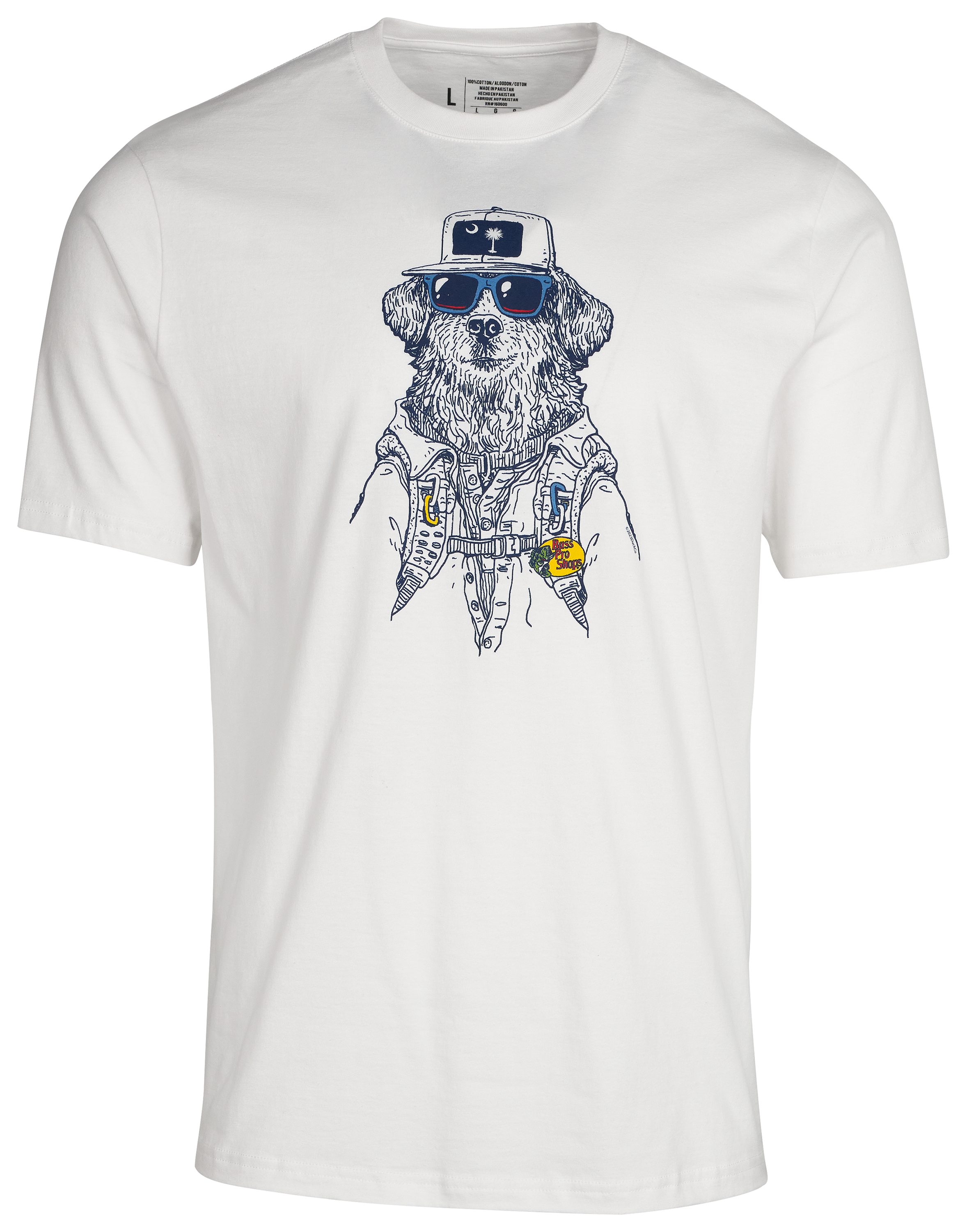 Image of Bass Pro Shops Bass Hound State Graphic Short-Sleeve T-Shirt for Men - South Carolina