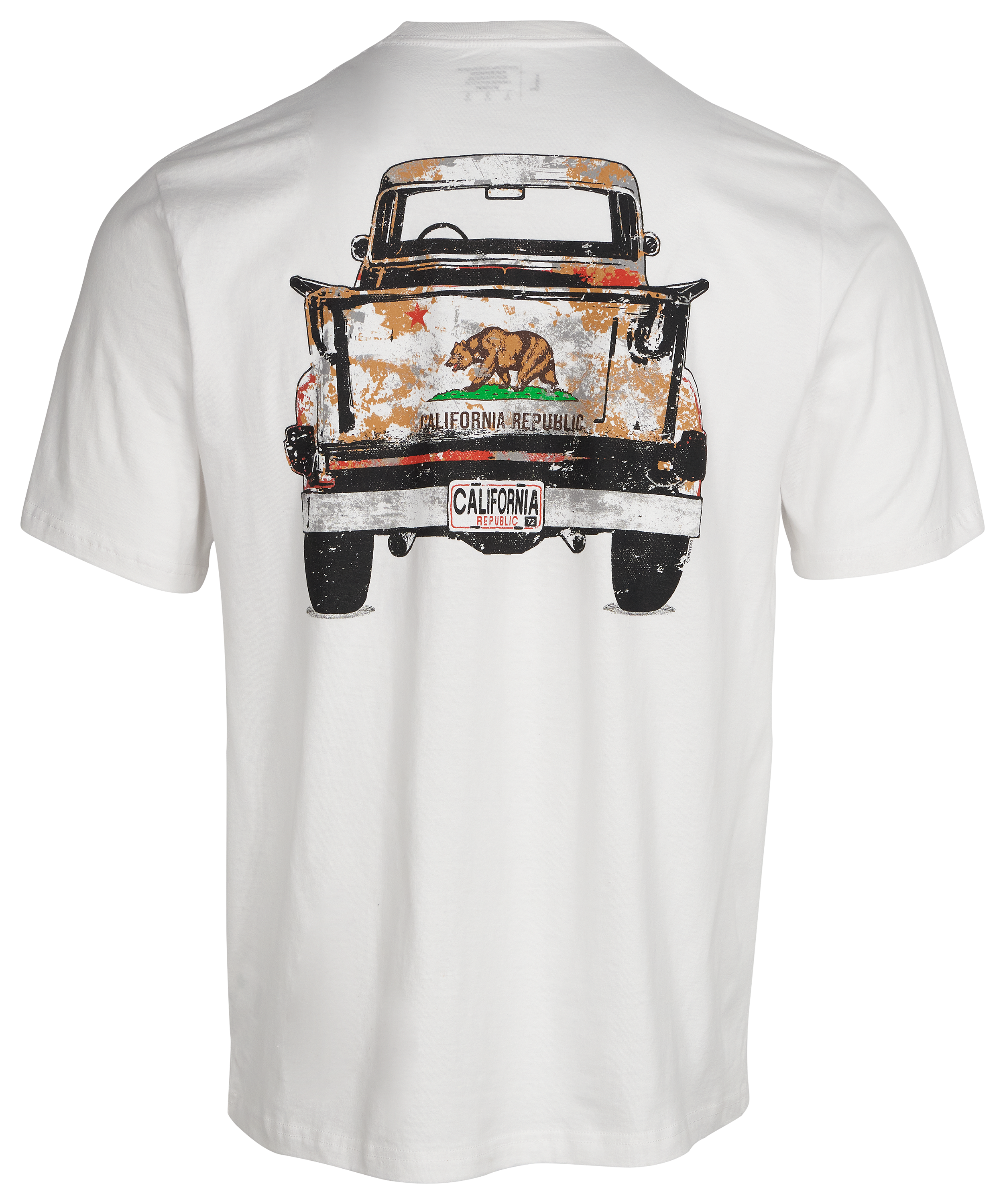 Image of Bass Pro Shops Classic Truck Short-Sleeve T-Shirt for Men - CA/White