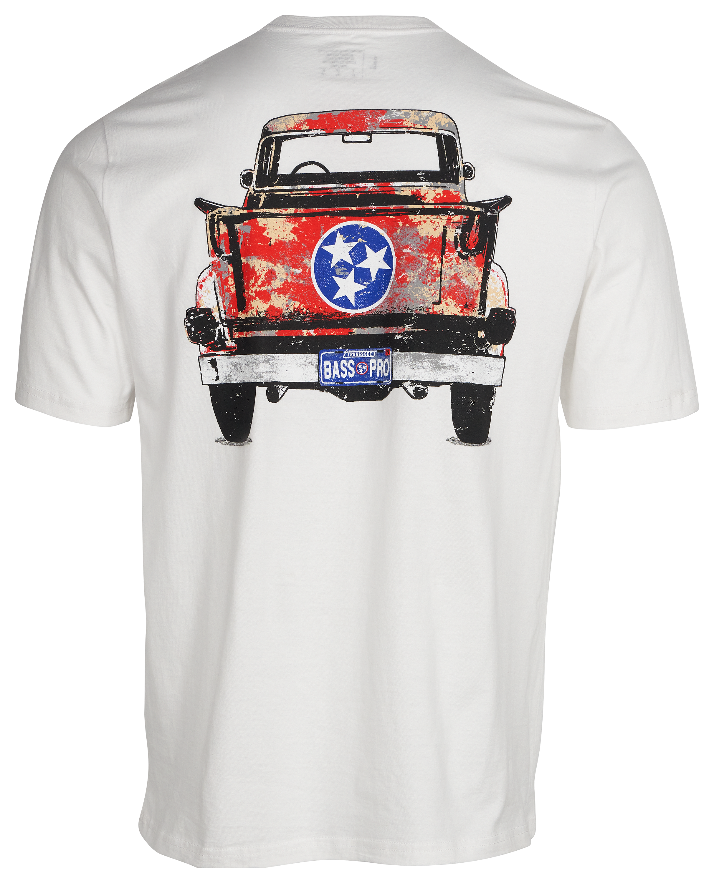 Image of Bass Pro Shops Classic Truck Short-Sleeve T-Shirt for Men - TN/White