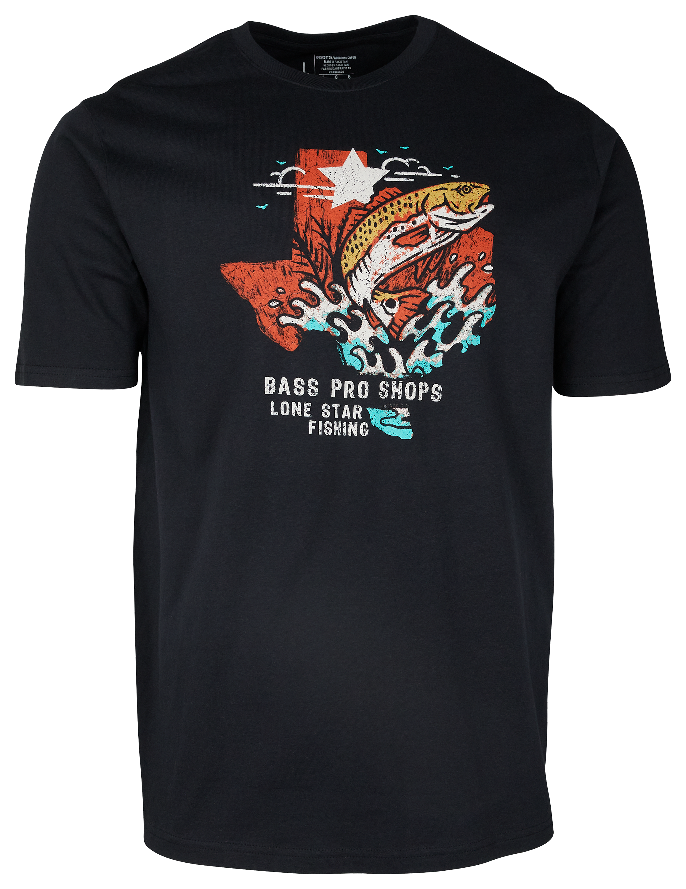Largemouth Bass Fishing product | Fish Texas Men's T-Shirt