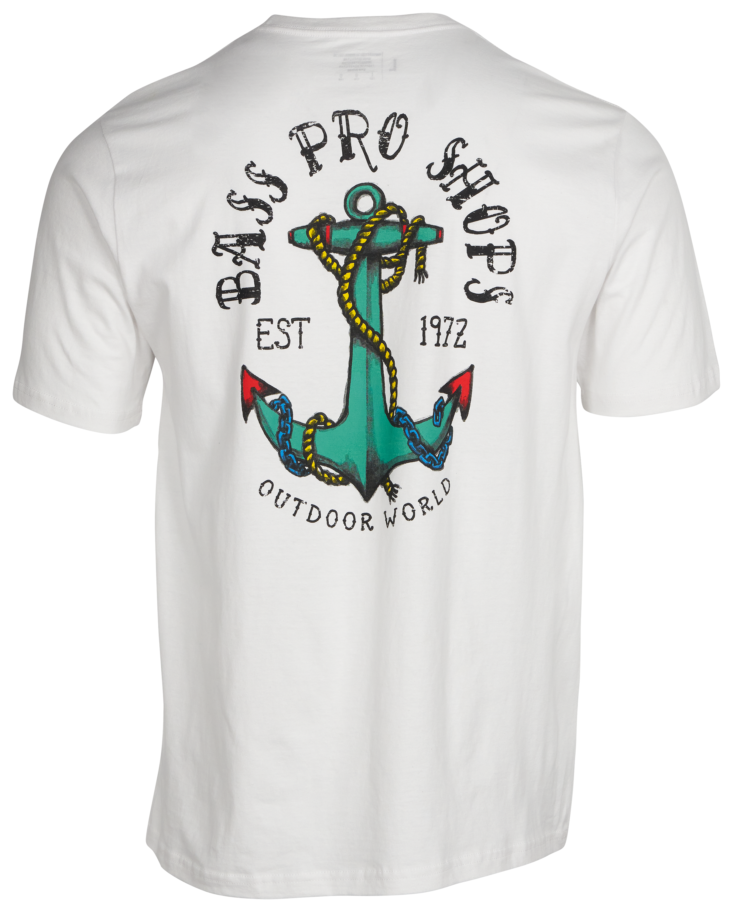 Image of Bass Pro Shops Mariner Short-Sleeve T-Shirt for Men - MD/White
