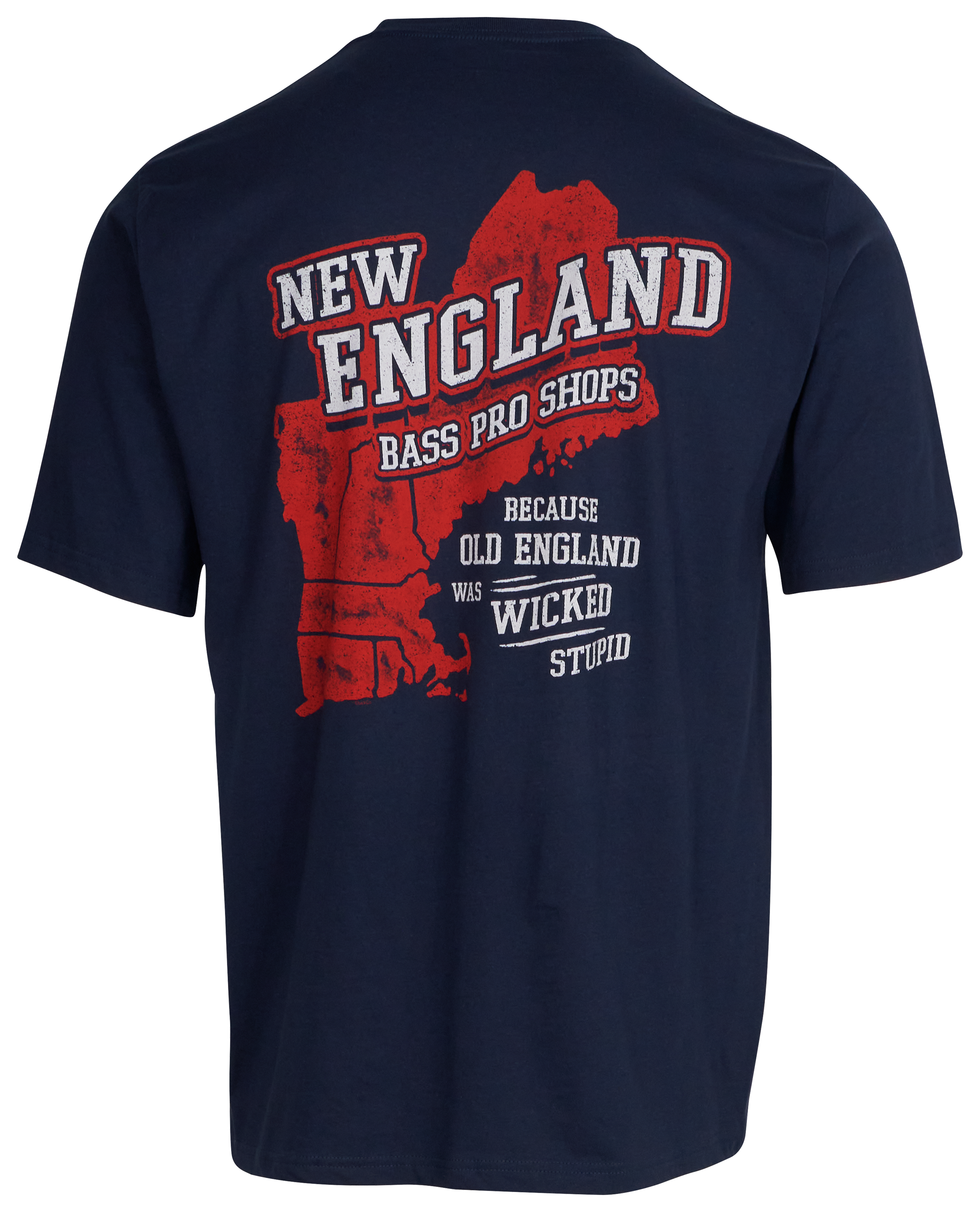 Image of Bass Pro Shops Old England Short-Sleeve T-Shirt for Men - Navy