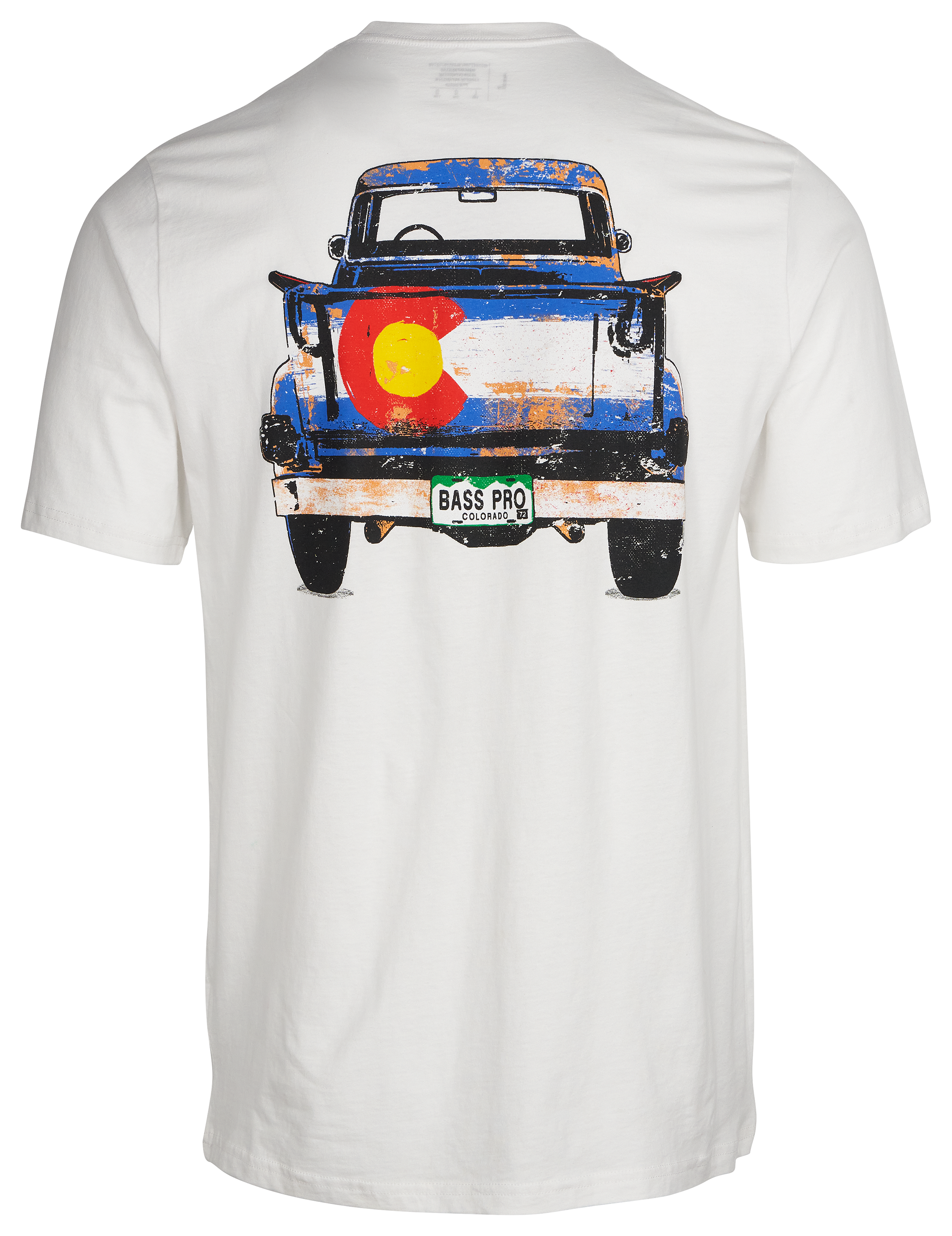 Image of Bass Pro Shops Classic Truck Short-Sleeve T-Shirt for Men - CO/White