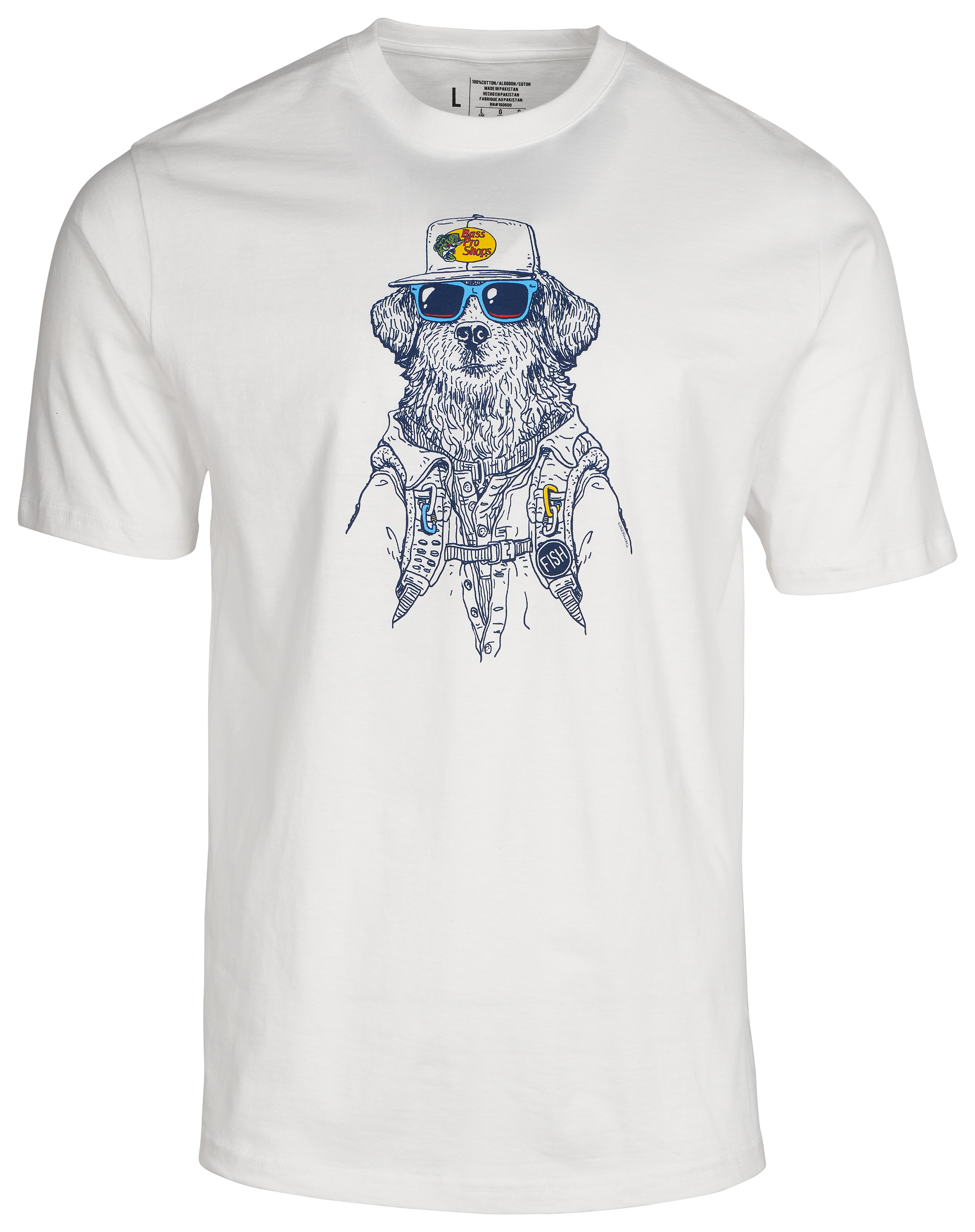 Image of Bass Pro Shops Bass Hound State Graphic Short-Sleeve T-Shirt for Men - Bass Pro Shops - M