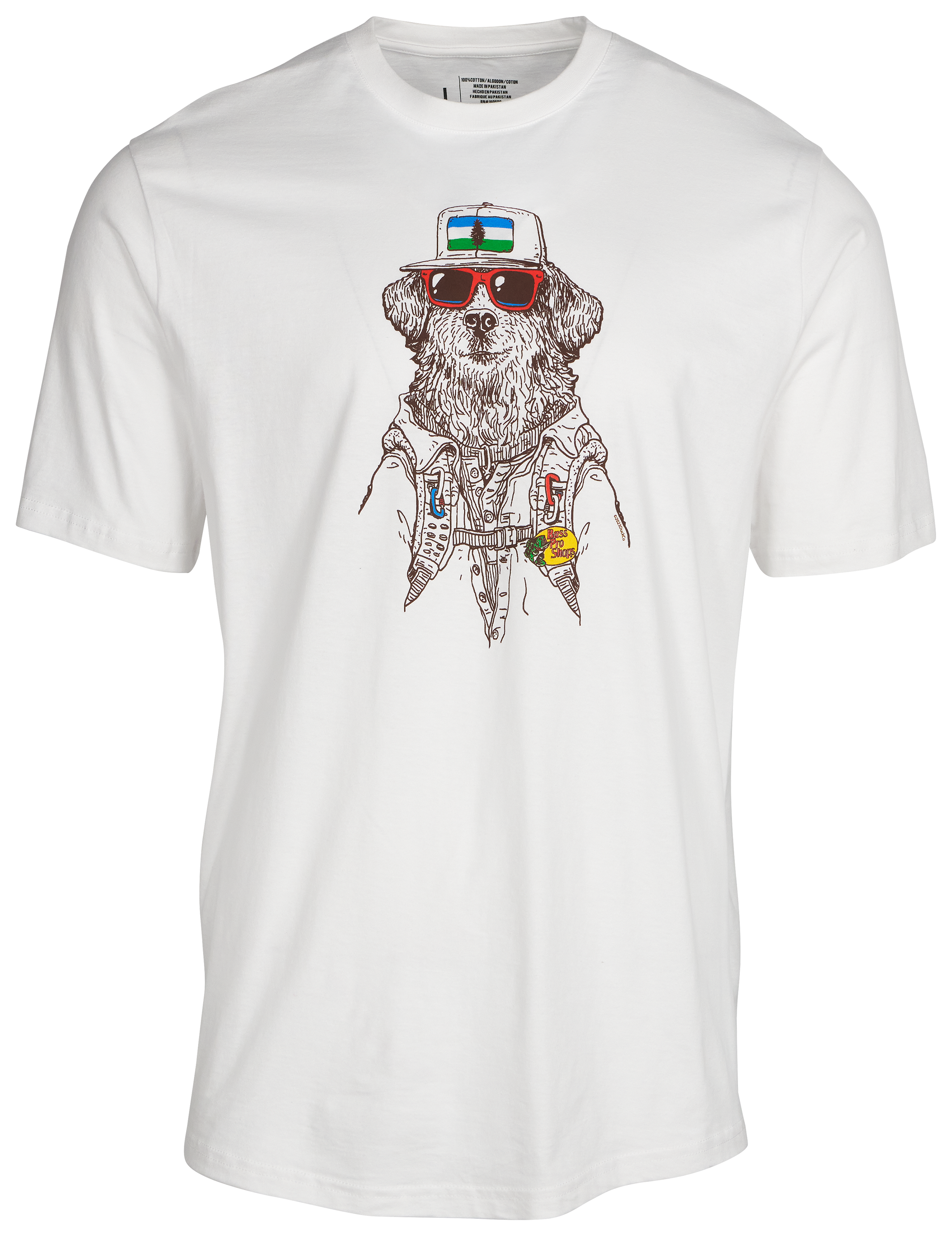 Image of Bass Pro Shops Bass Hound State Graphic Short-Sleeve T-Shirt for Men - Pacific Northwest