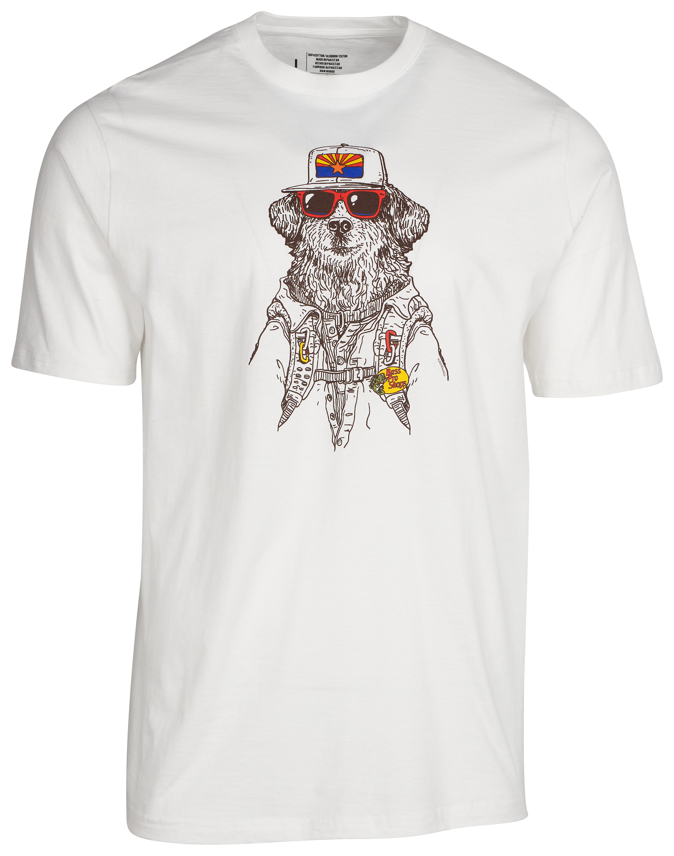 Image of Bass Pro Shops Bass Hound State Graphic Short-Sleeve T-Shirt for Men - Arizona