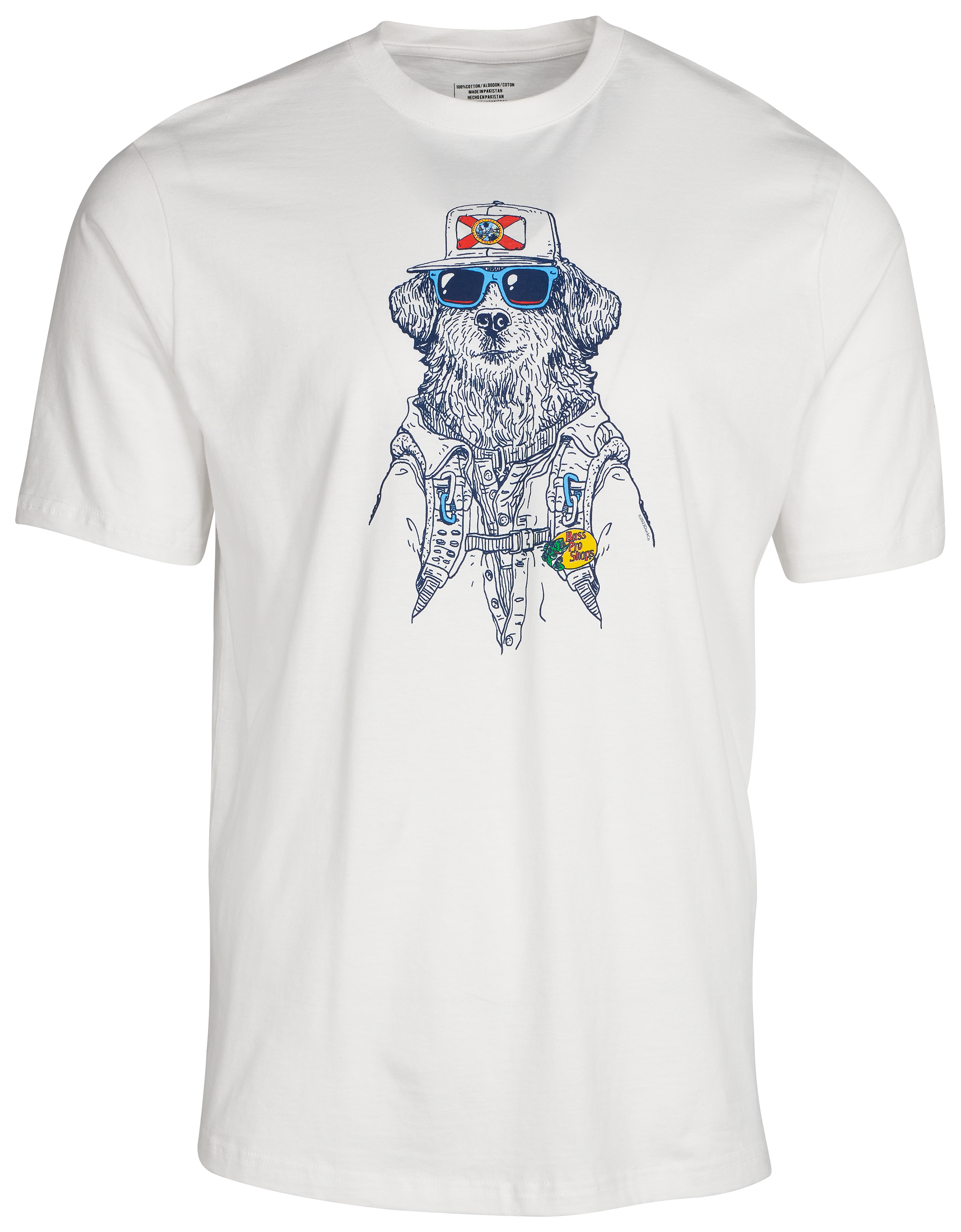 Image of Bass Pro Shops Bass Hound State Graphic Short-Sleeve T-Shirt for Men - Florida