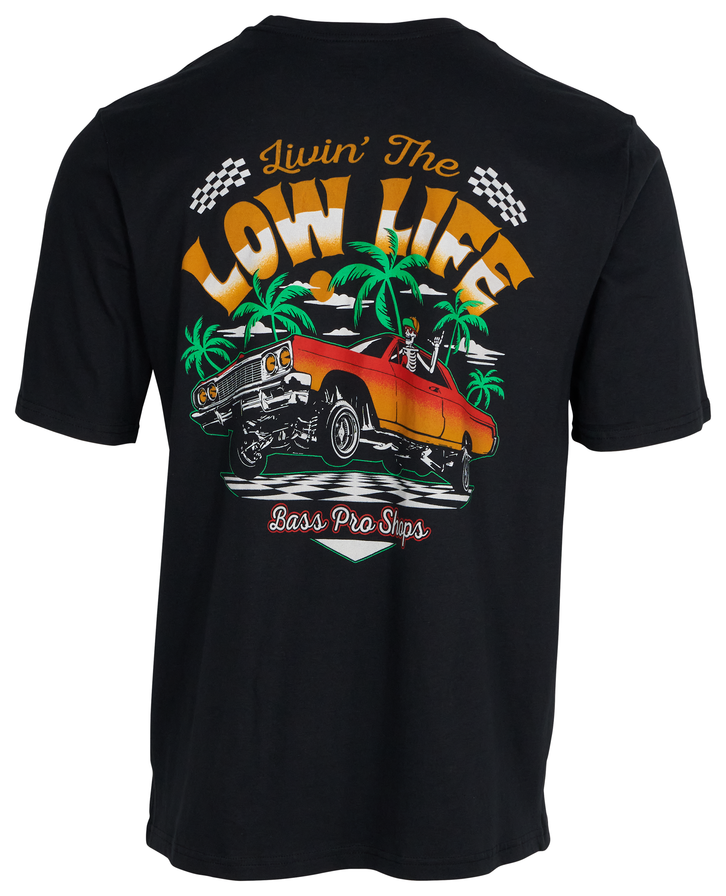 Image of Bass Pro Shops Florida Low Life Short-Sleeve T-Shirt for Men - Black - L