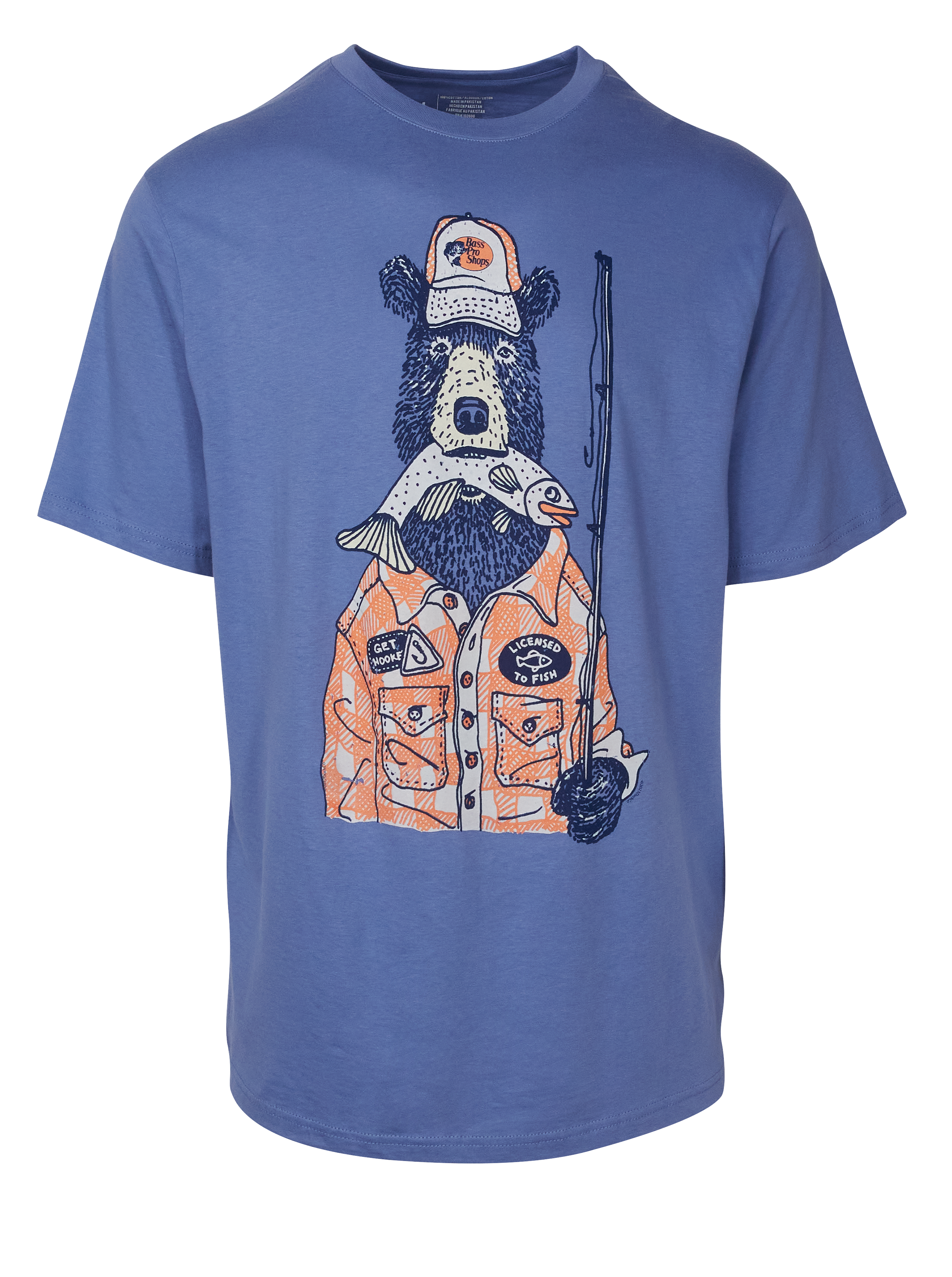 Bass Pro Shops Licensed to Fish Short-Sleeve T-Shirt for Men                                                                    