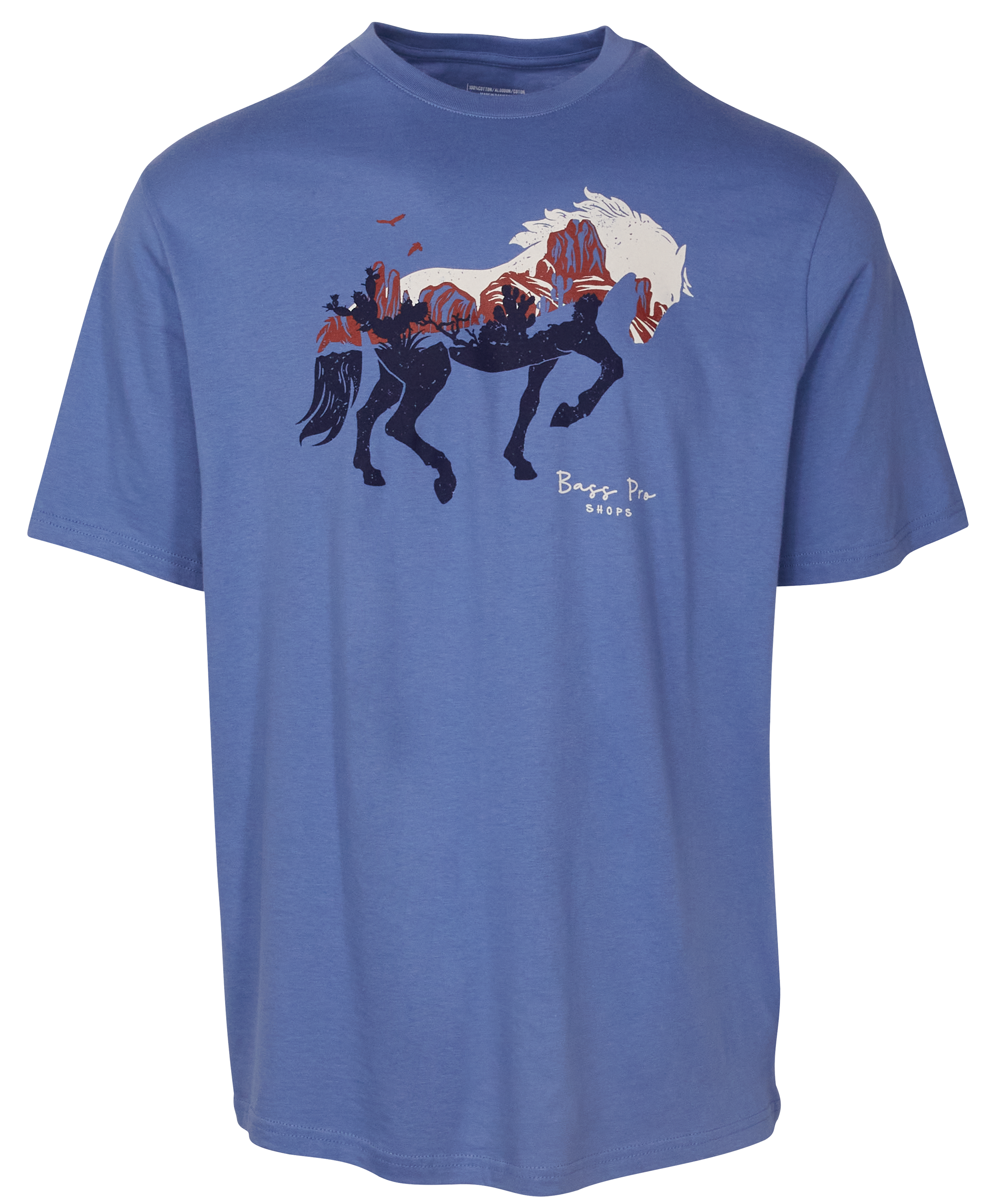 Image of Bass Pro Shops Wild Horse Short-Sleeve T-Shirt for Men - Infinity