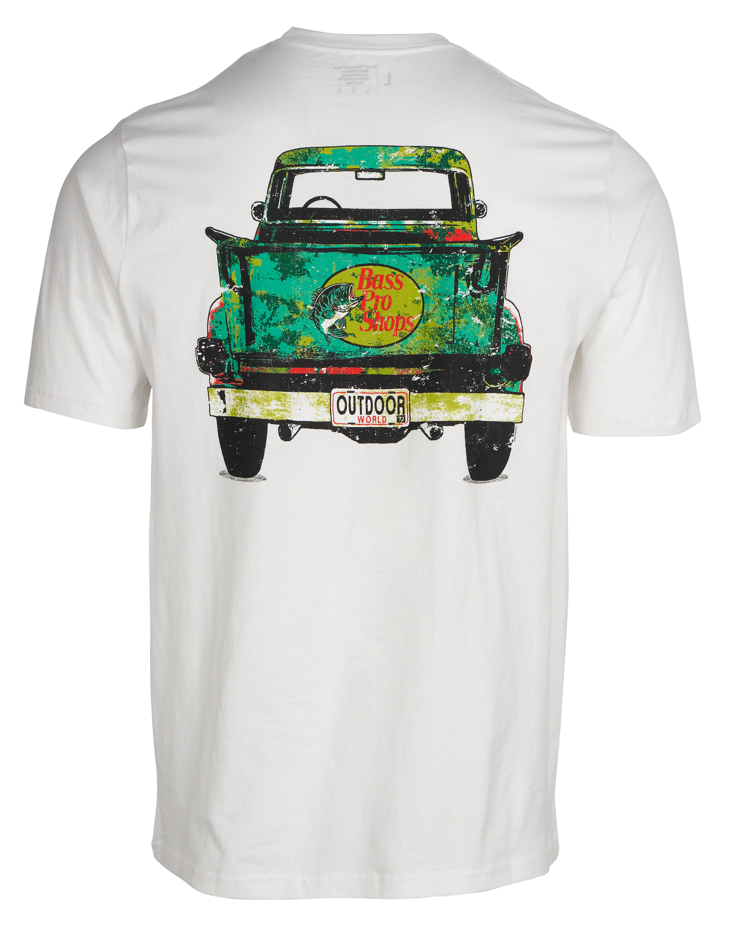 Image of Bass Pro Shops Classic Truck Short-Sleeve T-Shirt for Men - White