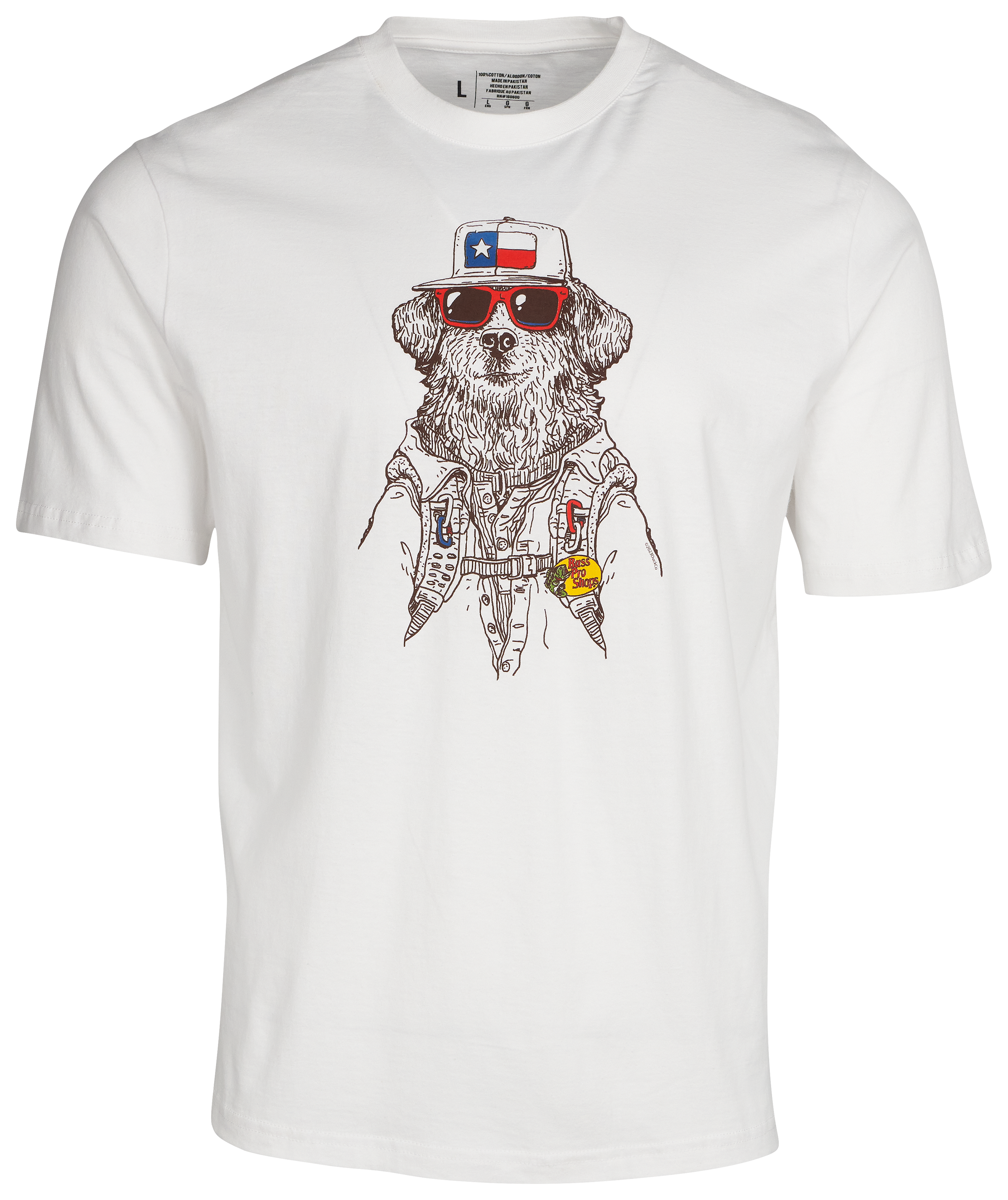 Image of Bass Pro Shops Bass Hound State Graphic Short-Sleeve T-Shirt for Men - Texas