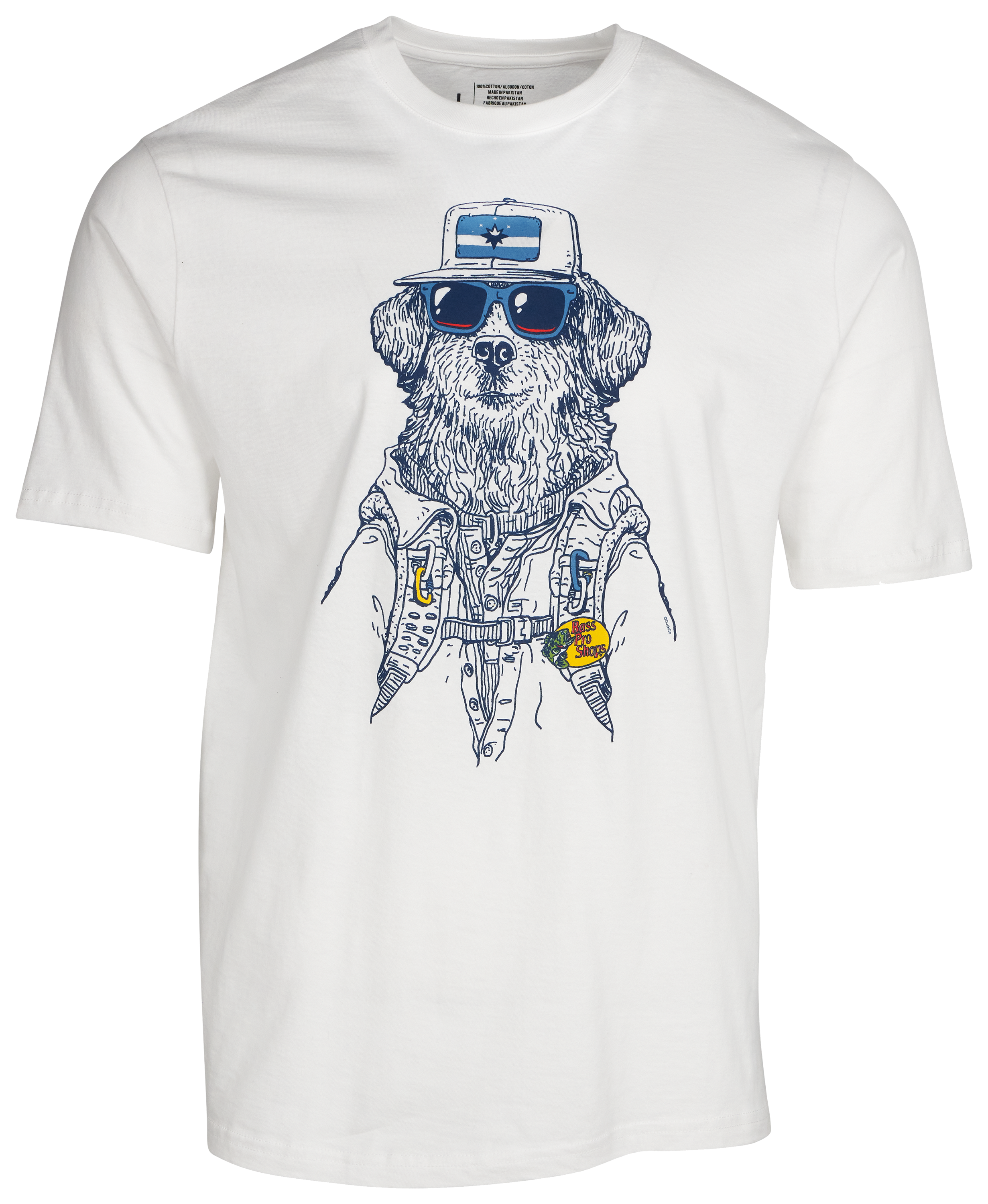 Image of Bass Pro Shops Bass Hound State Graphic Short-Sleeve T-Shirt for Men - Missouri/Springfield