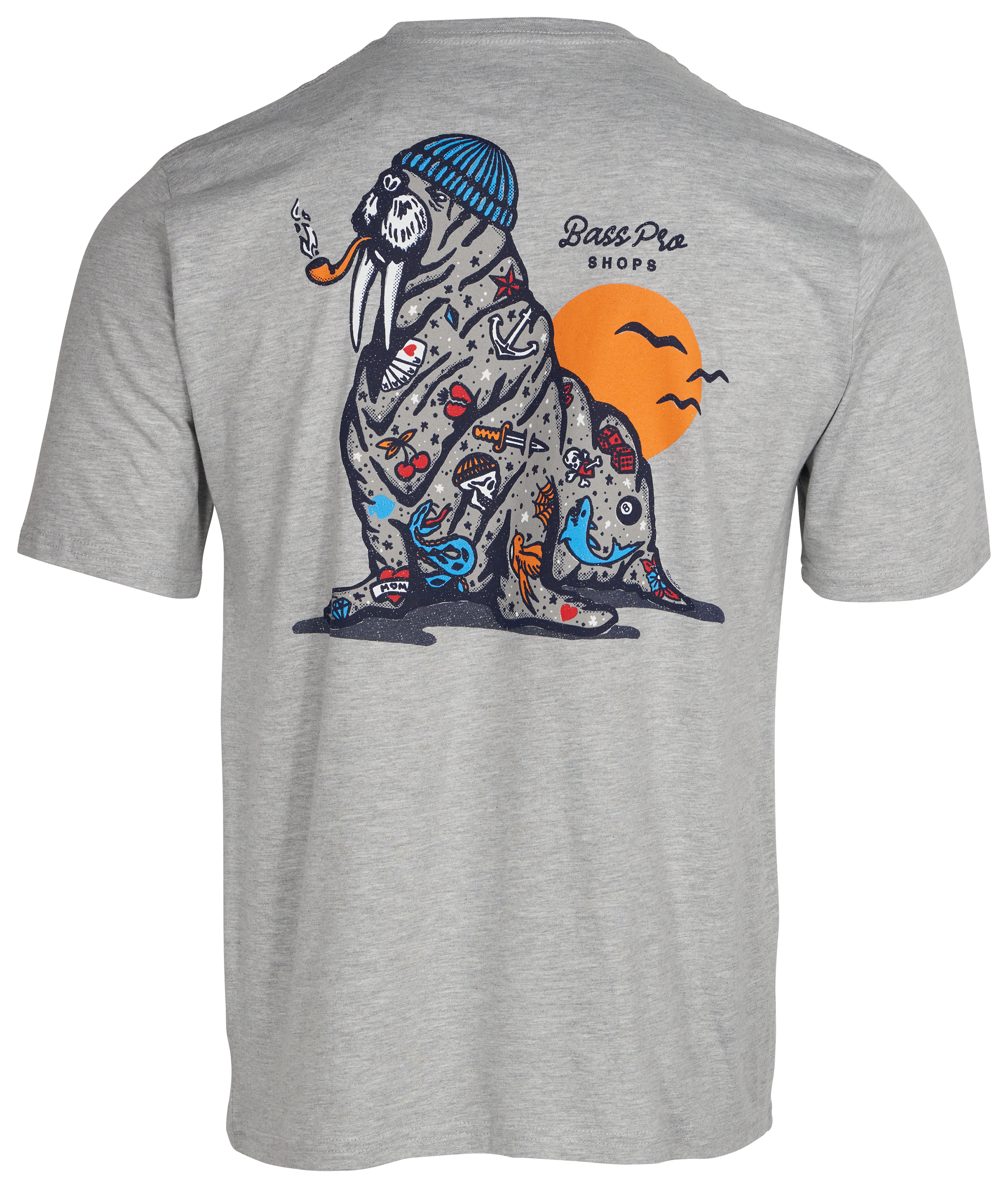 Image of Bass Pro Shops Tattoo Walrus Short-Sleeve T-Shirt for Men