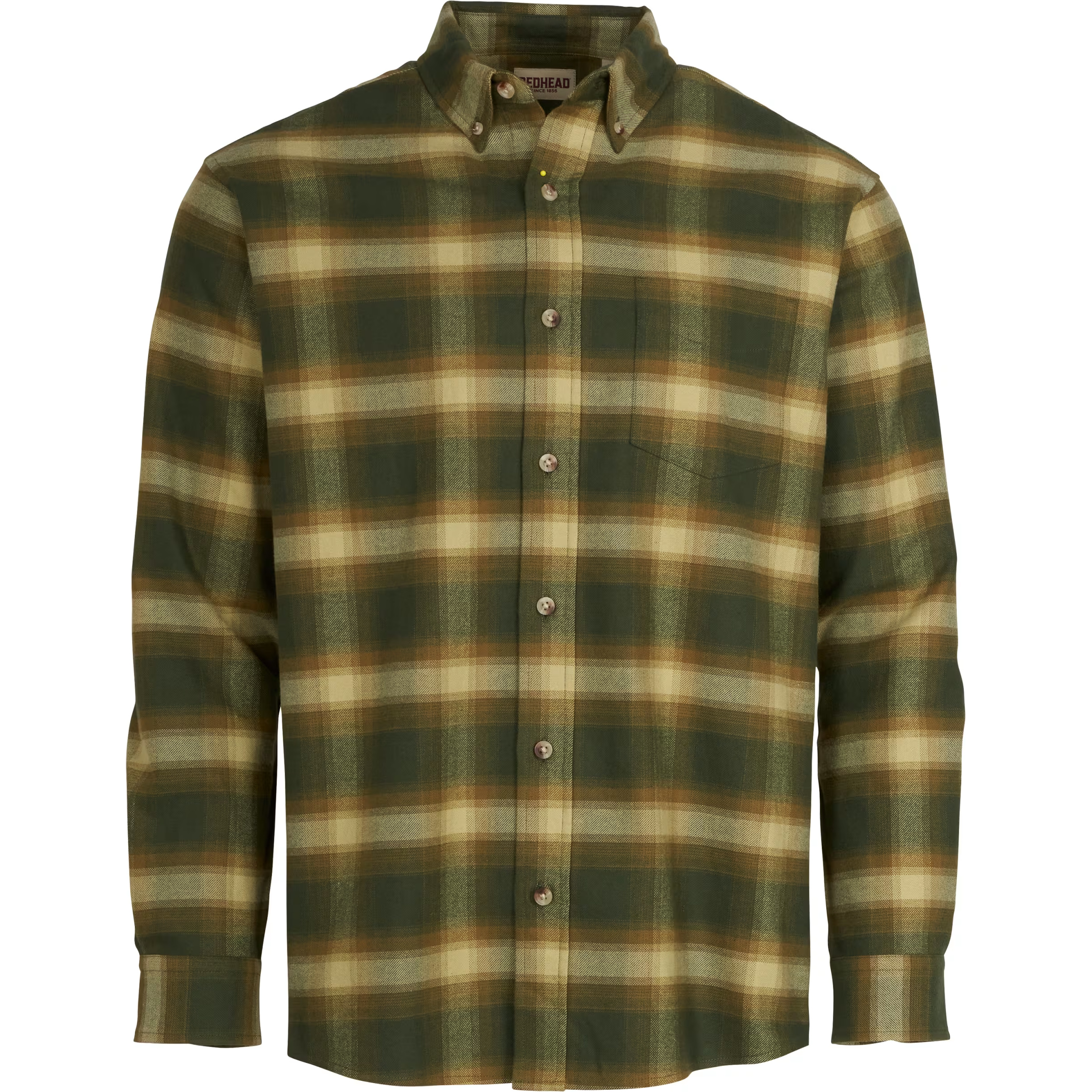 Image of RedHead Ultimate Flannel Long-Sleeve Shirt - Kelp