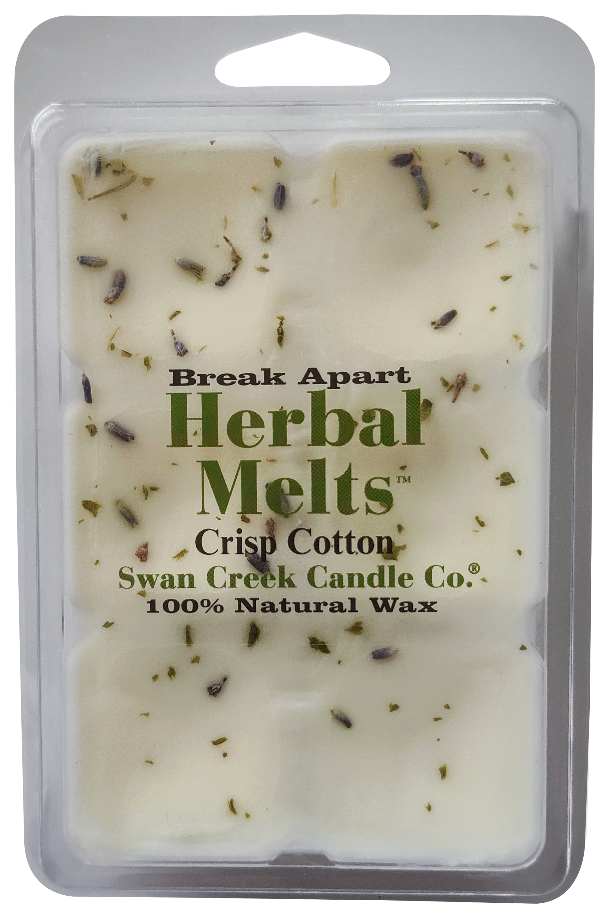 Image of Swan Creek Candle Co. Crisp Cotton Drizzle Melts Scented Melting Wax