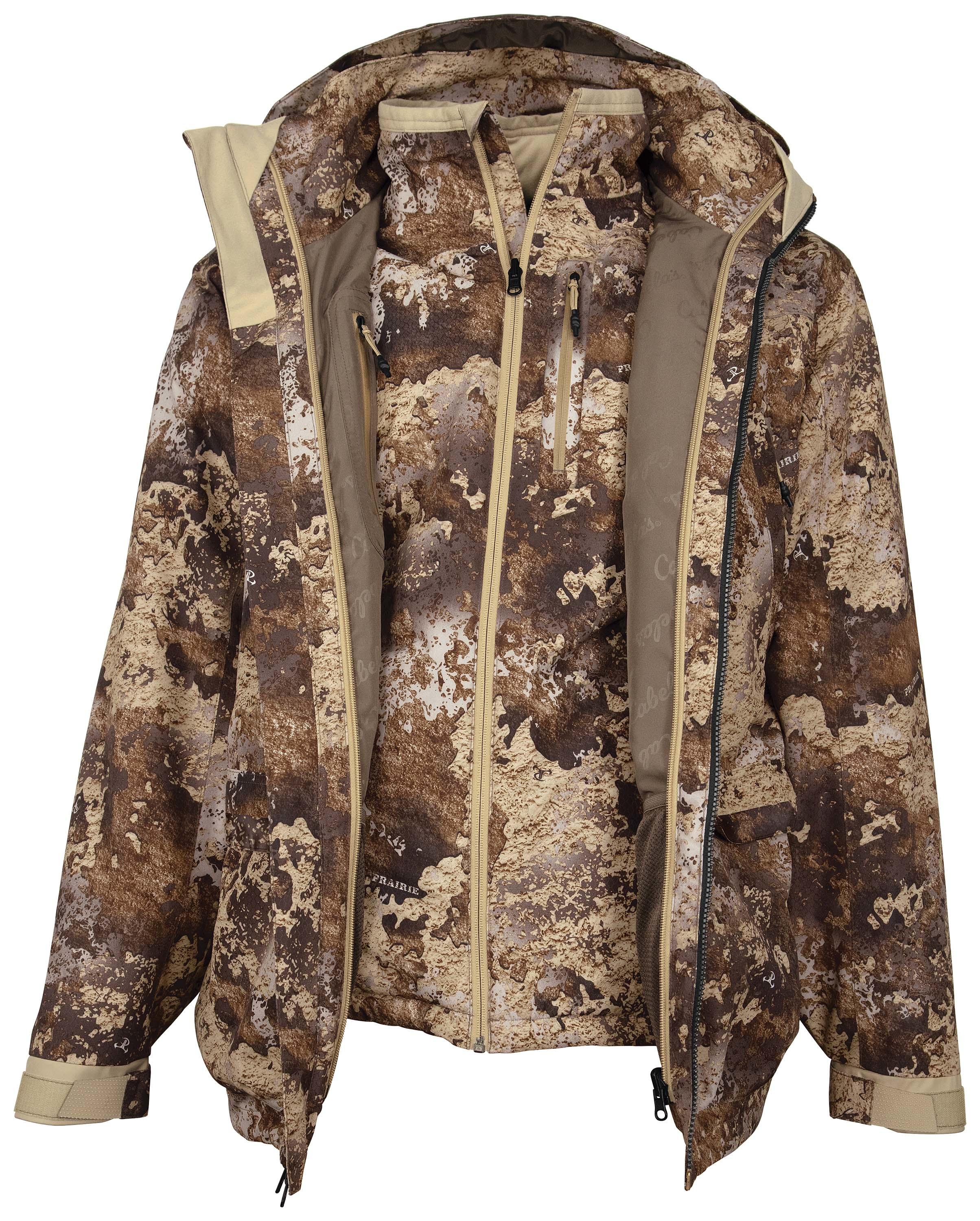Cabela's Northern Flight 3-in-1 Parka for Men - TrueTimber Prairie - L