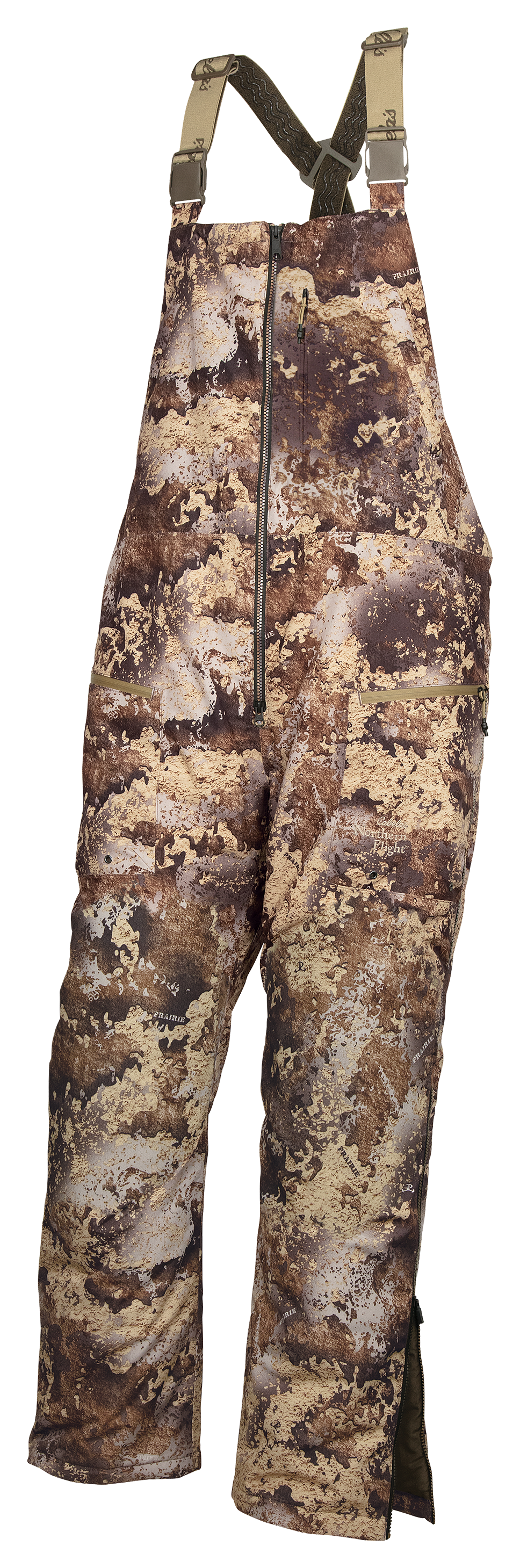 Image of Cabela's Northern Flight Hunting Bibs for Men - TrueTimber Prairie - S