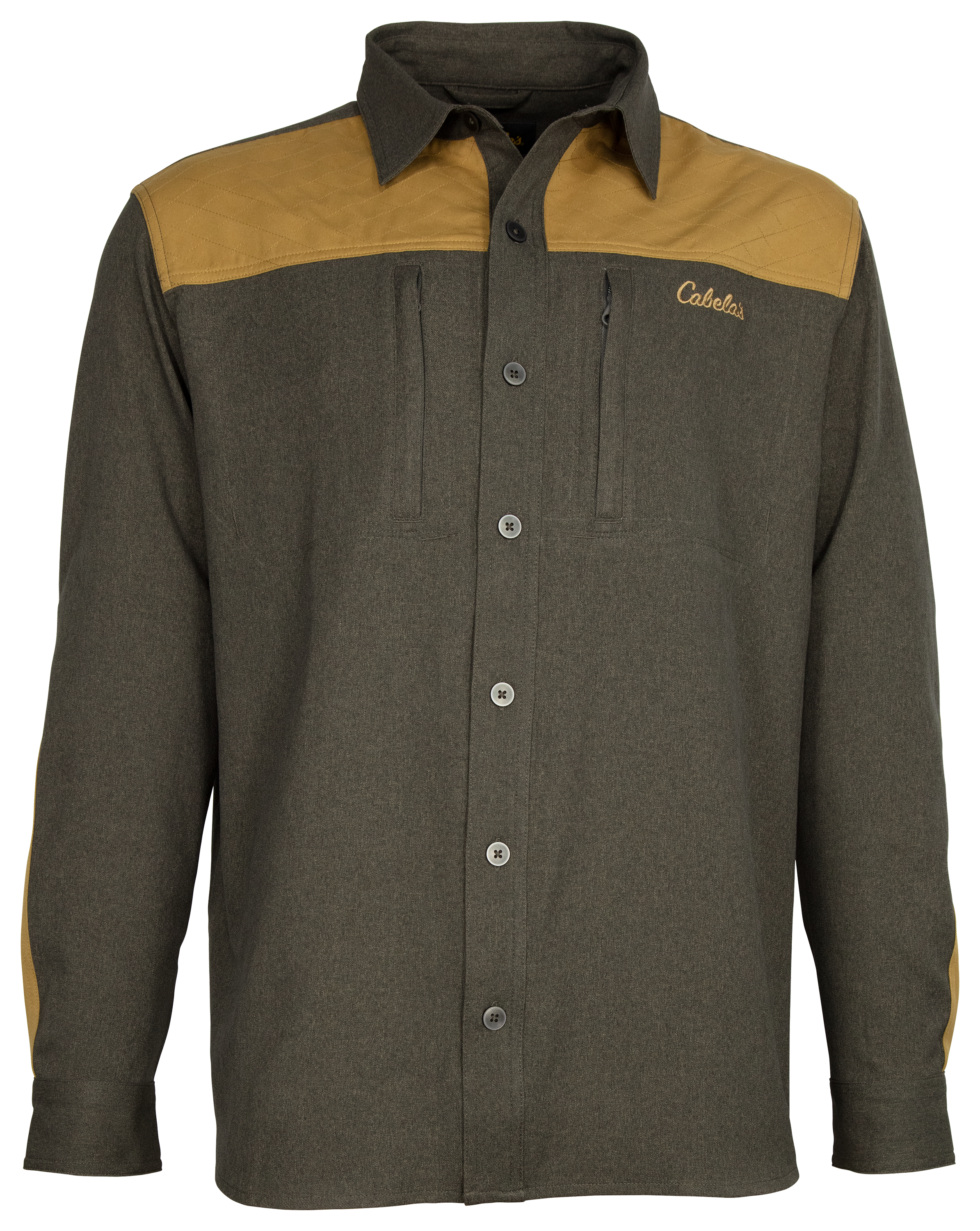 Image of Cabela's Hunting Shirt for Men - Beluga w/Dull Gold Overlay