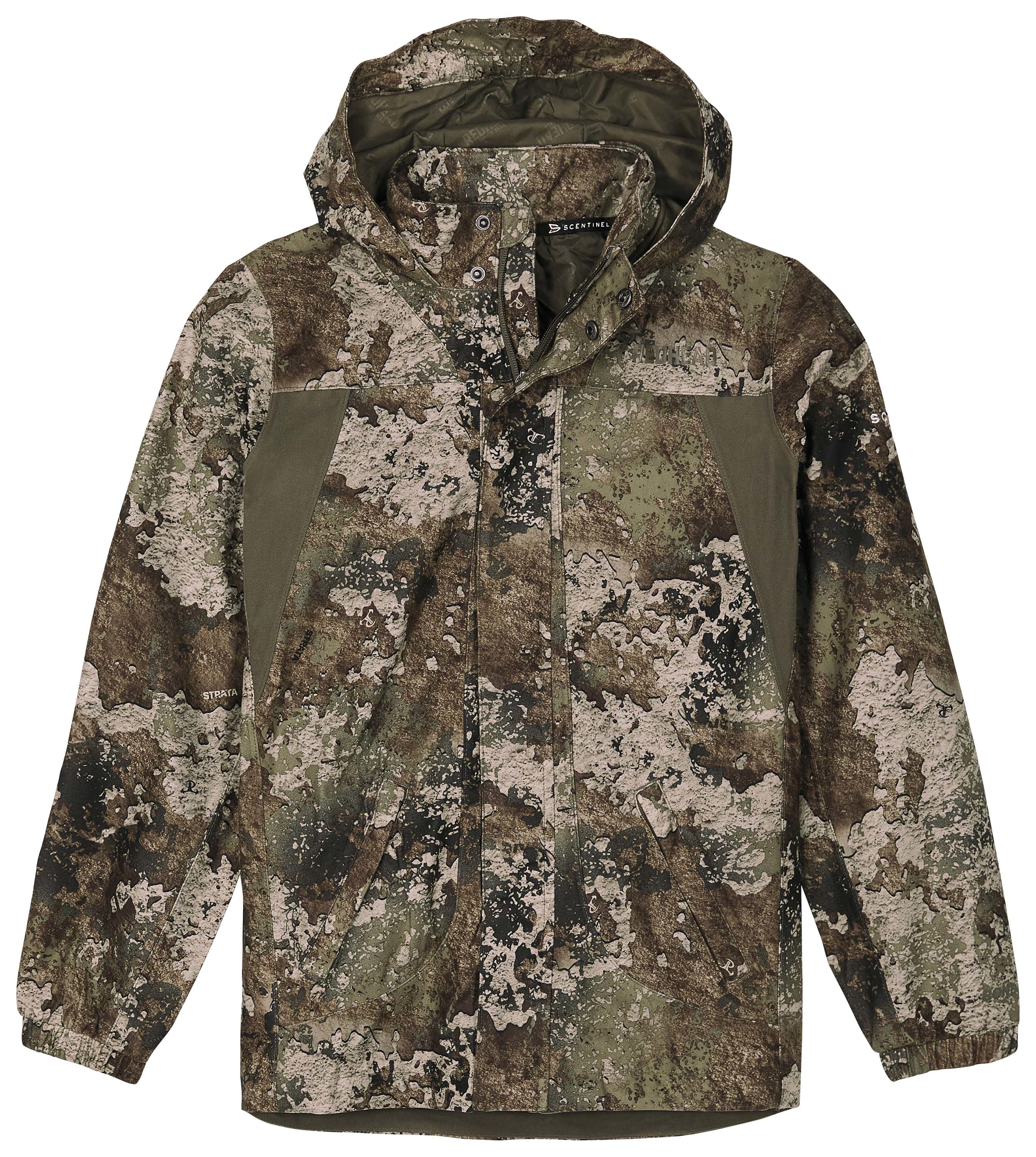 Image of RedHead Squaltex SCENTINEL BONE-DRY Waterproof Rain Jacket for Youth - TrueTimber Strata - M