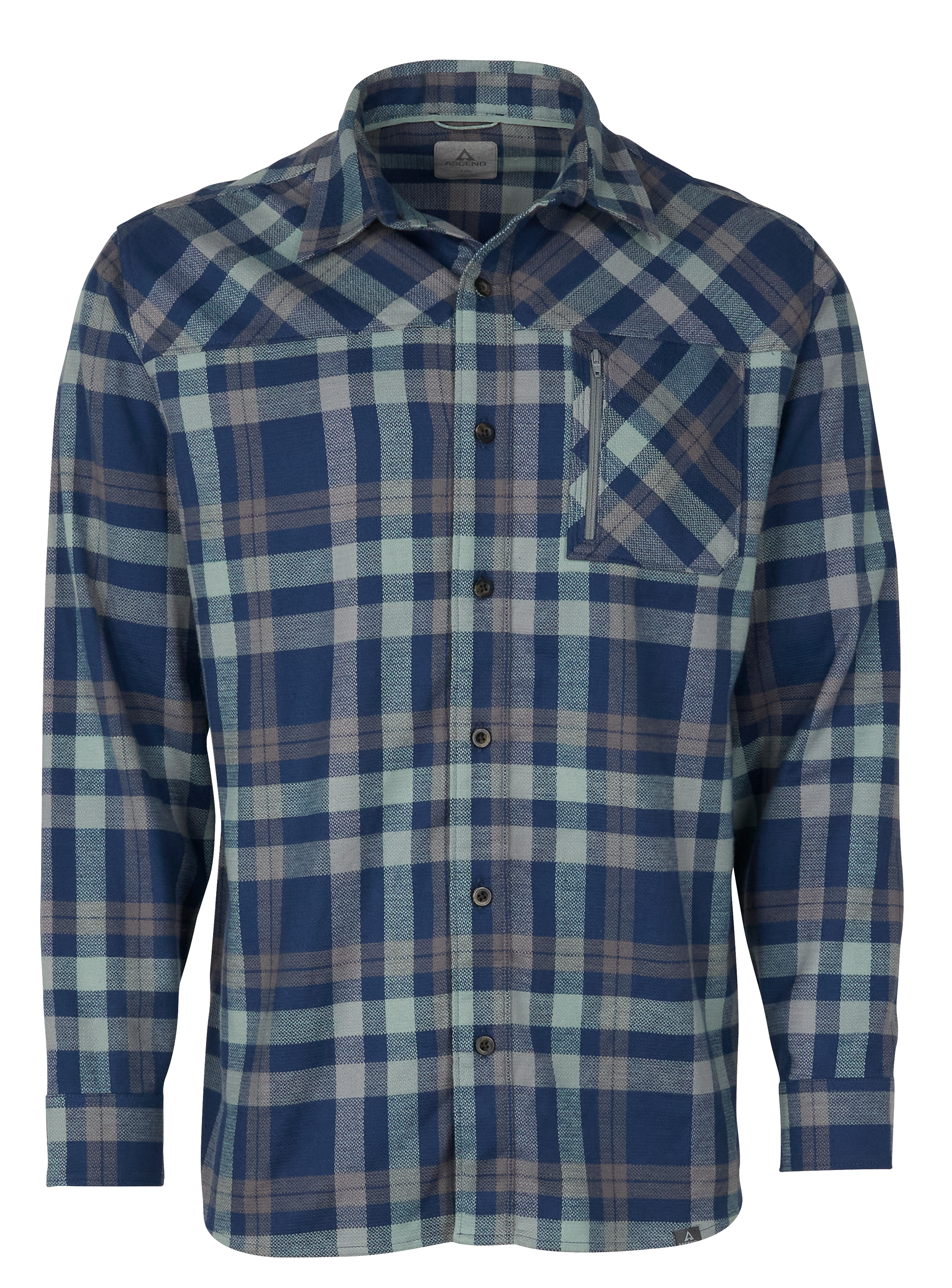 ASCEND Finn Button-Up Long-Sleeve Shirt