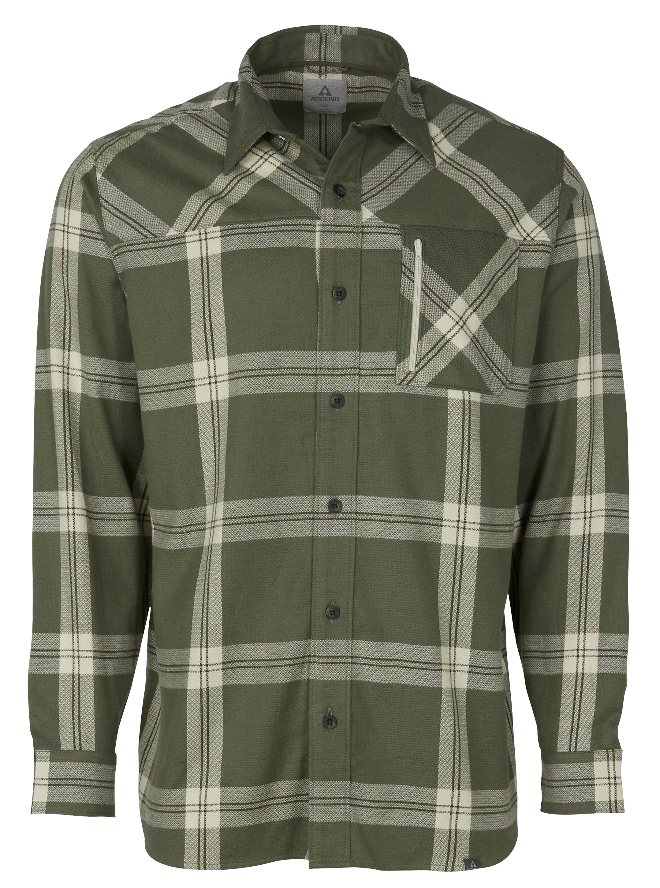 ASCEND Finn Button-Up Long-Sleeve Shirt