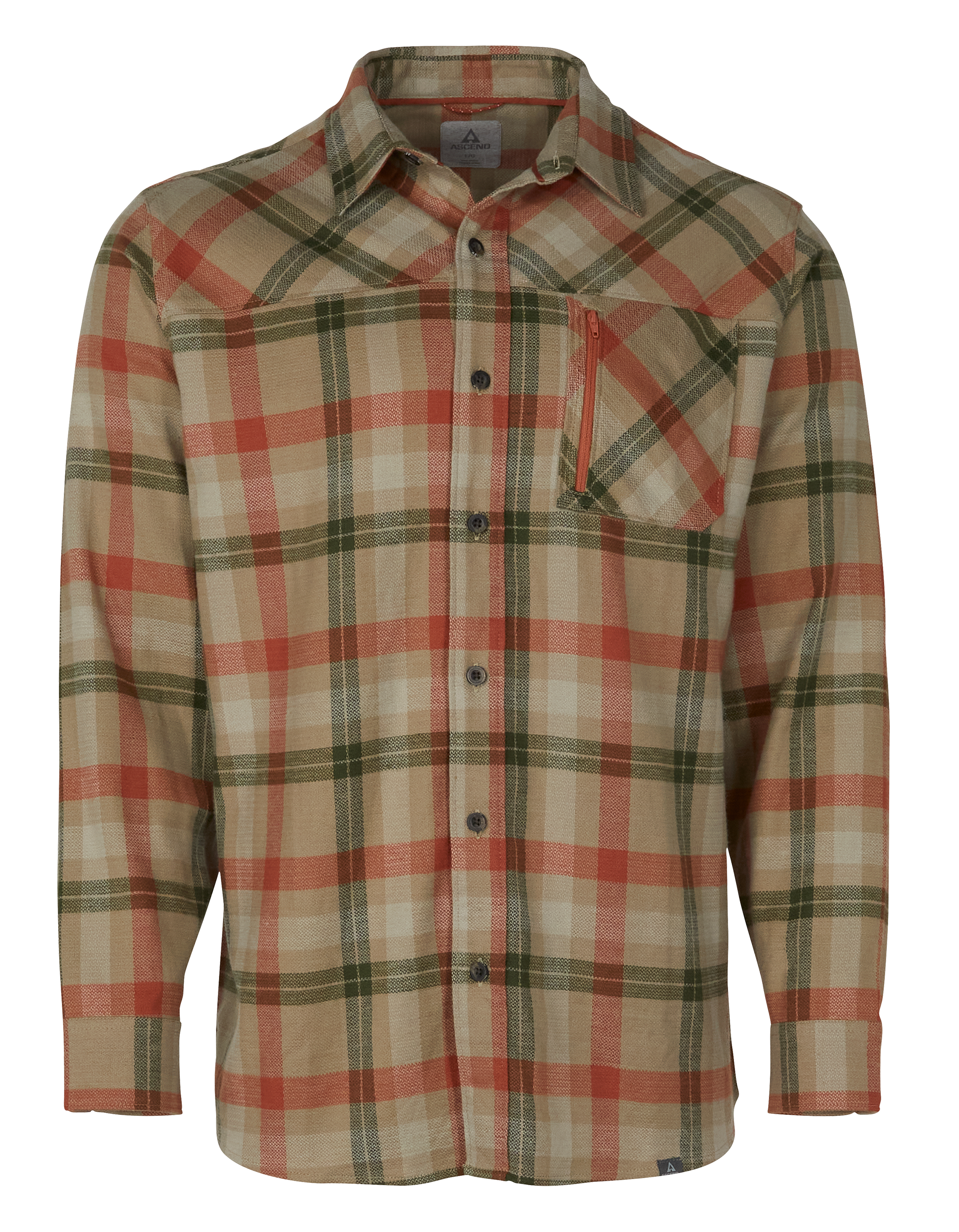 ASCEND Finn Flannel Long-Sleeve Shirt for Men