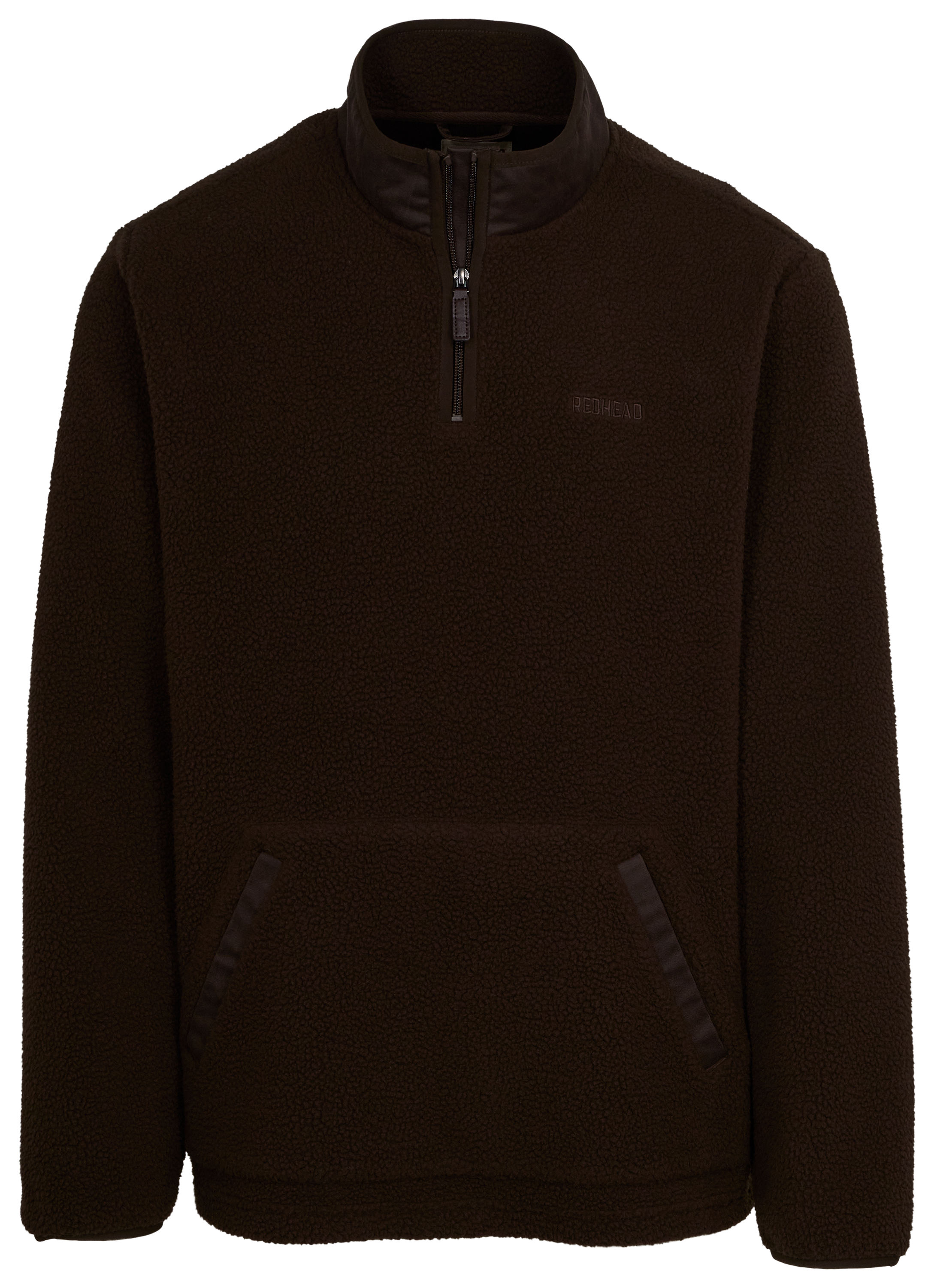 Image of RedHead Berber Fleece Quarter-Zip Pullover for Men - Java - S