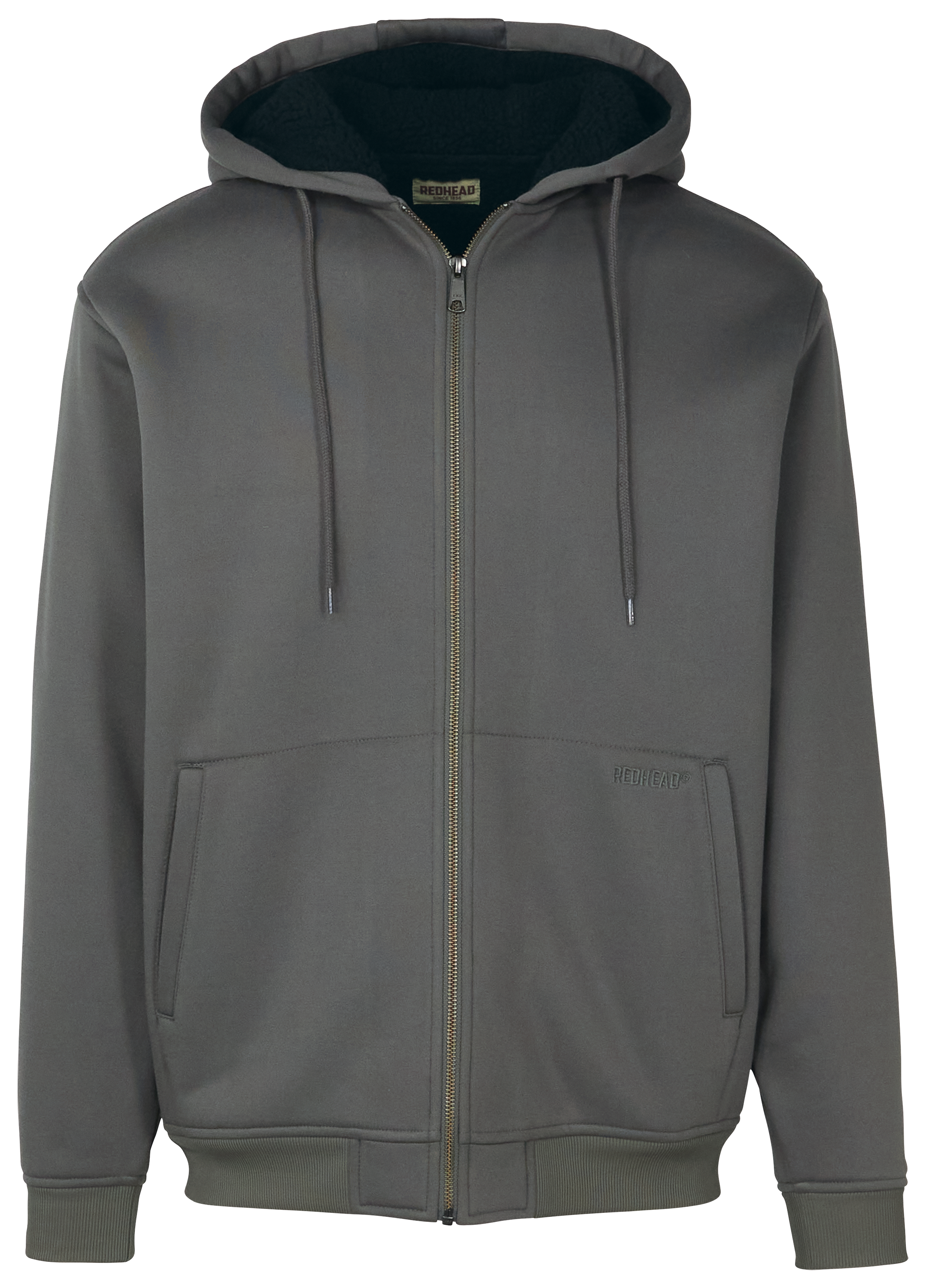 Image of RedHead Full-Zip Hooded Jacket for Men - Granite Gray - S