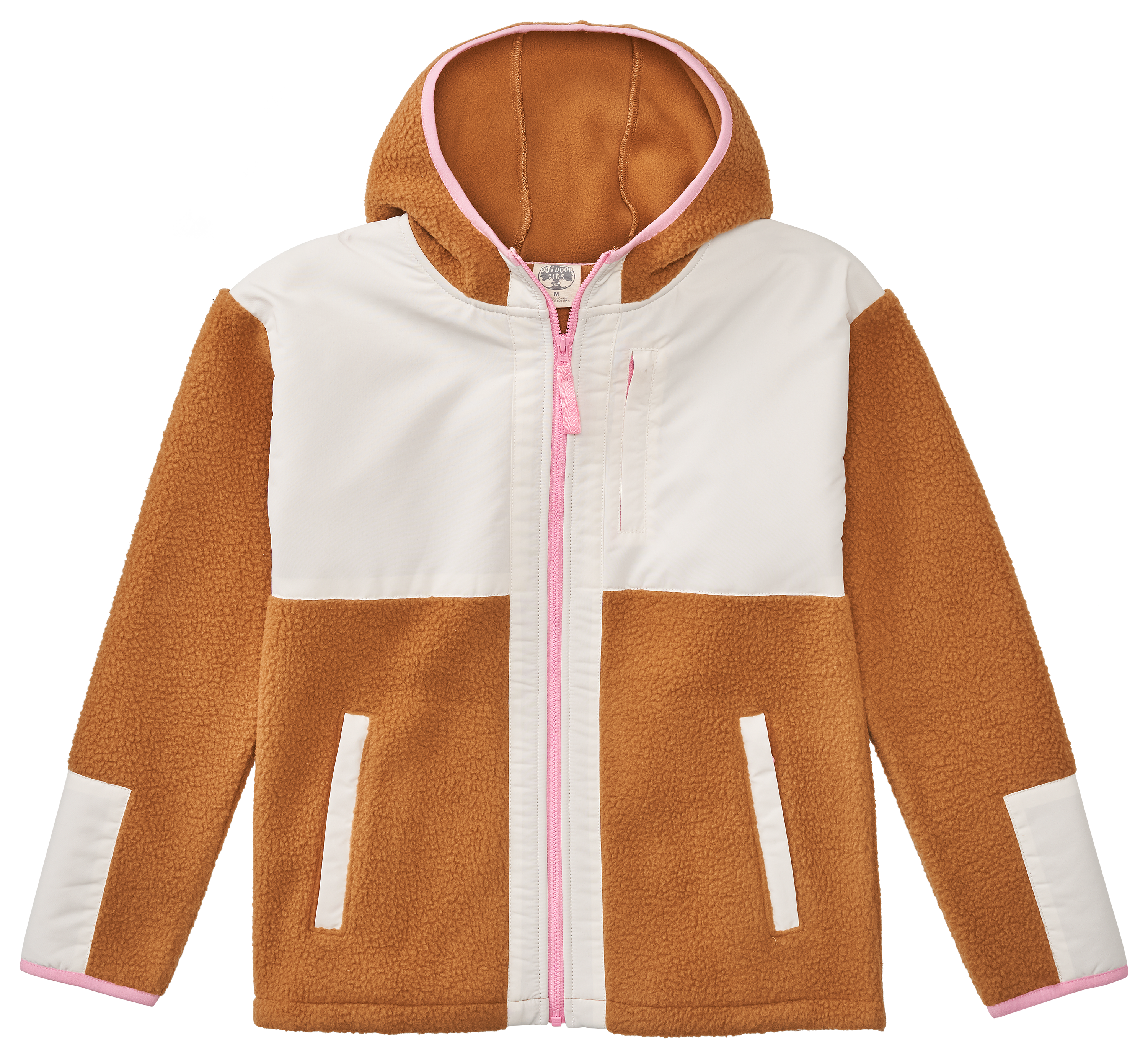 Image of Outdoor Kids Trail Fleece Jacket for Kids - Chipmunk - XS