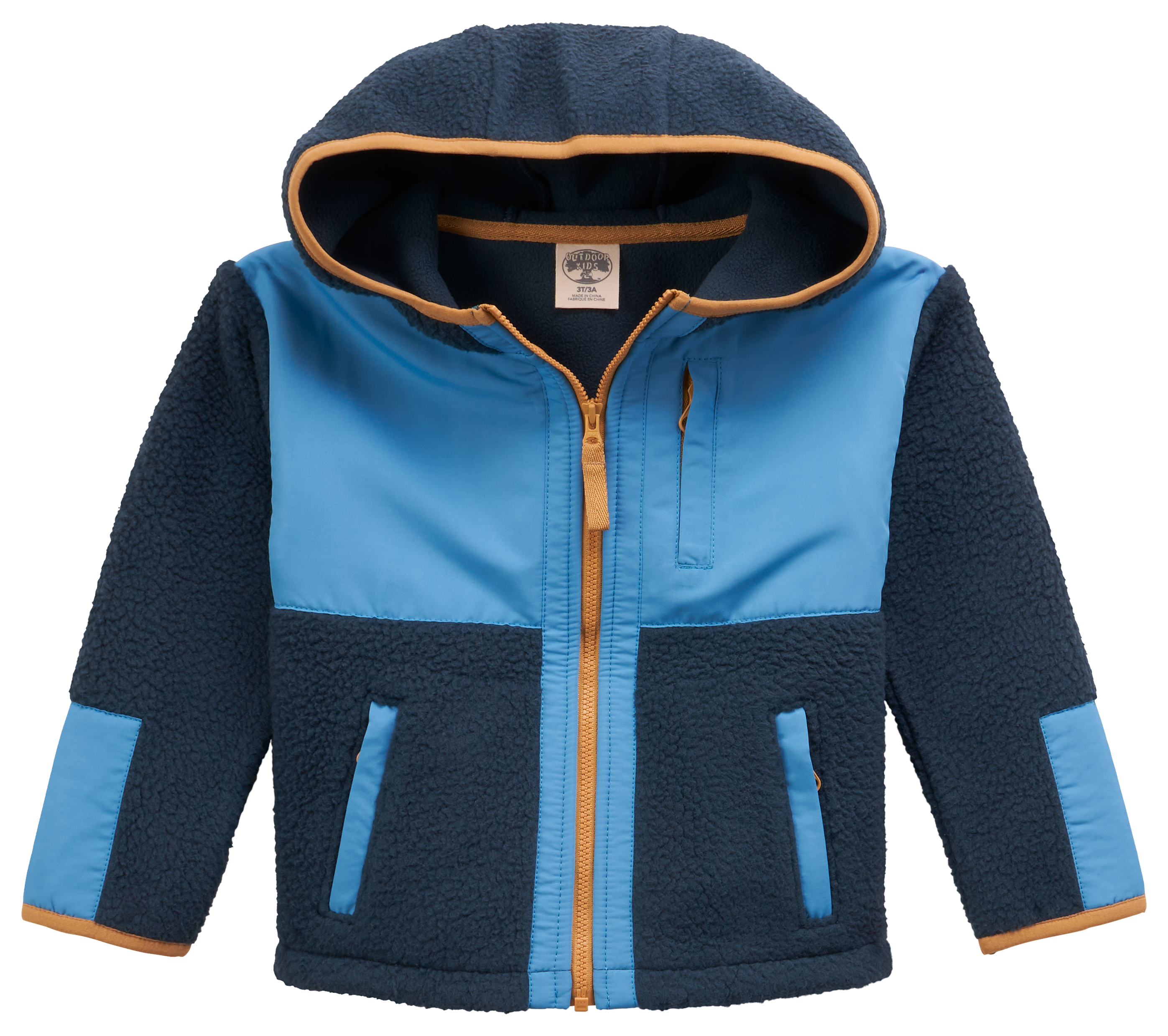 Image of Outdoor Kids Trail Fleece Jacket for Toddlers - Reflecting Pond - 2T