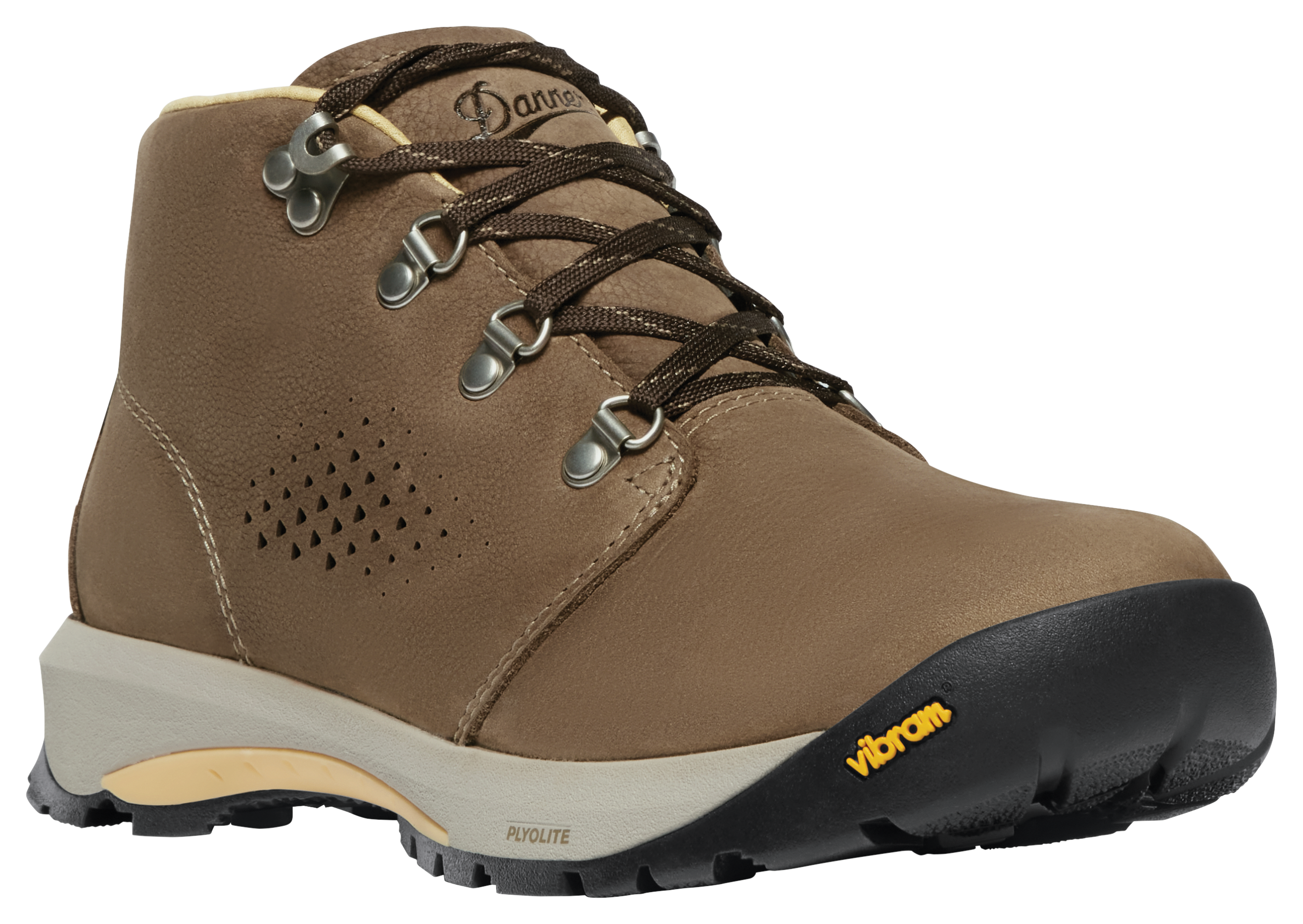 Image of Danner Inquire Chukka Waterproof Hiking Boots for Ladies - Brown/Coffee - 6M