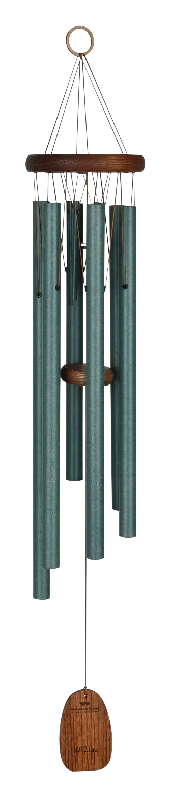 Image of Woodstock Chimes Pachelbel Canon Chime Wind Chime - Green