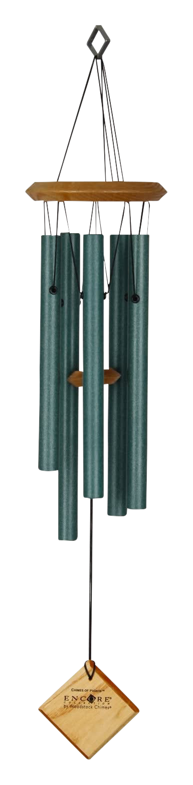 Woodstock Chimes Encore Chime of Polaris - Verdigris
