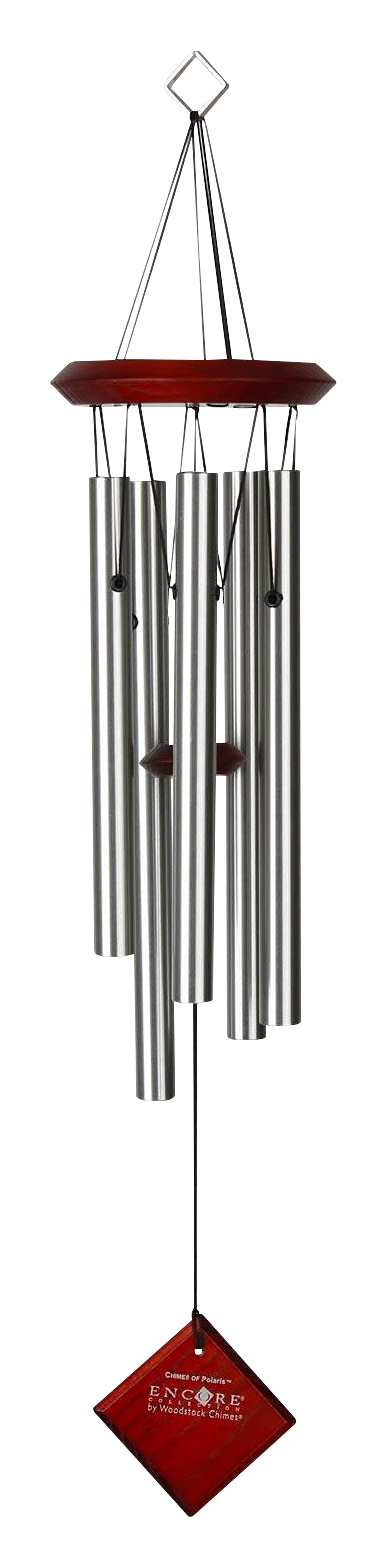 Woodstock Chimes Encore Chime of Polaris - Silver