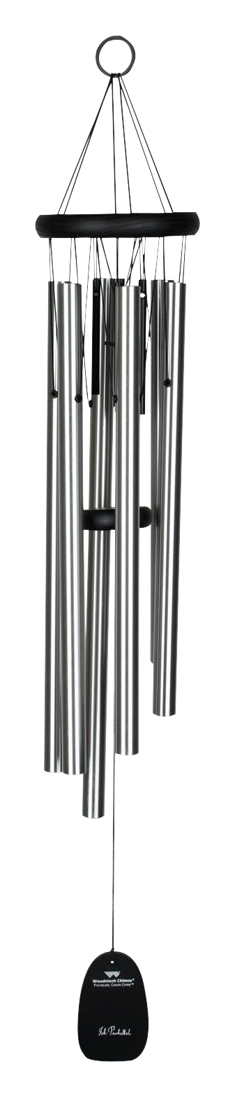 Image of Woodstock Chimes Pachelbel Canon Chime Wind Chime - Silver