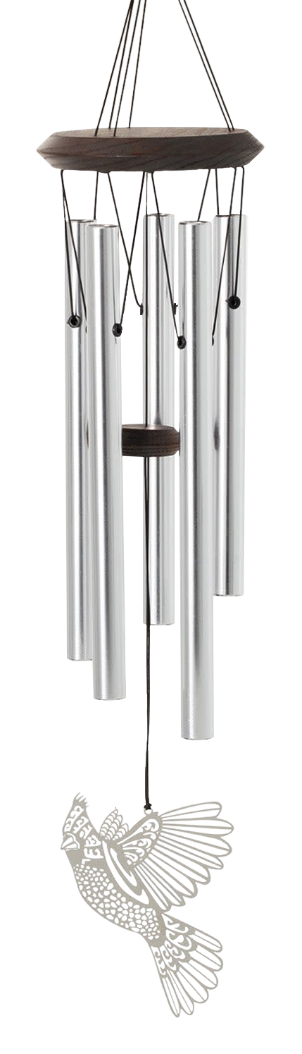 Woodstock Chimes Habitats Mirror Cardinal Chime