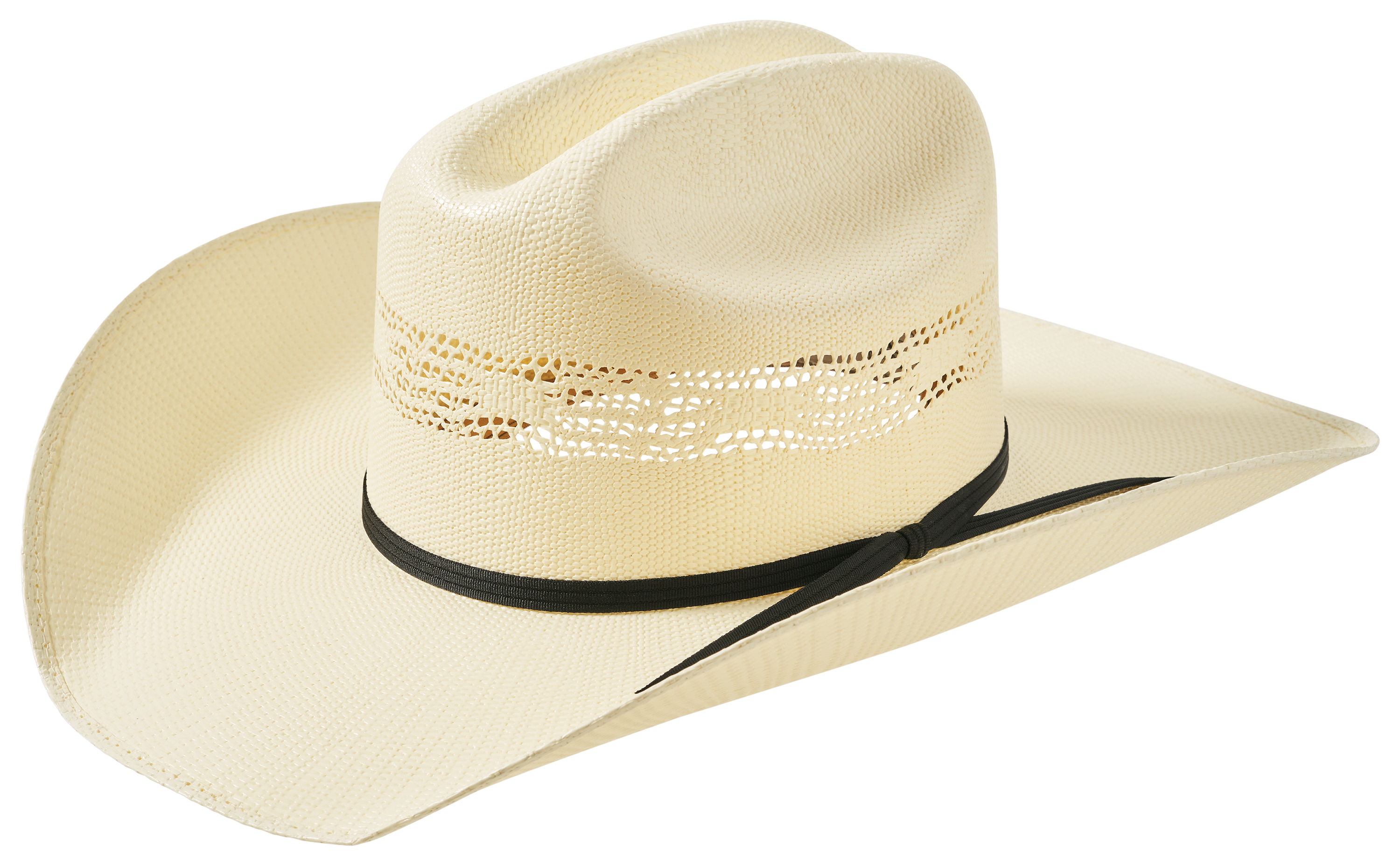 Image of American Hat Makers Straw Cowboy Hat - Cream