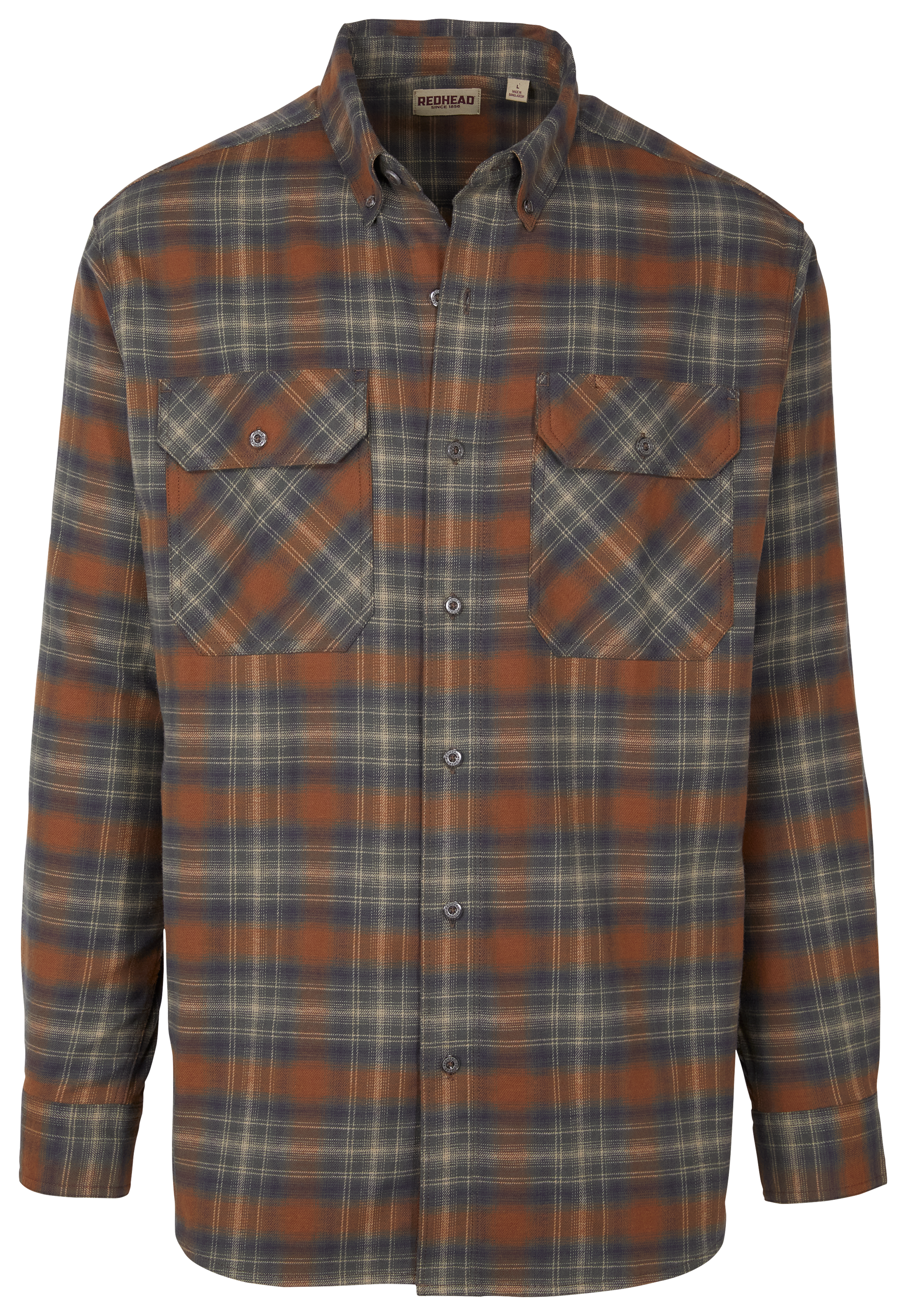 Image of RedHead Pro Series Long-Sleeve Flannel Shirt for Men - Beetle - S