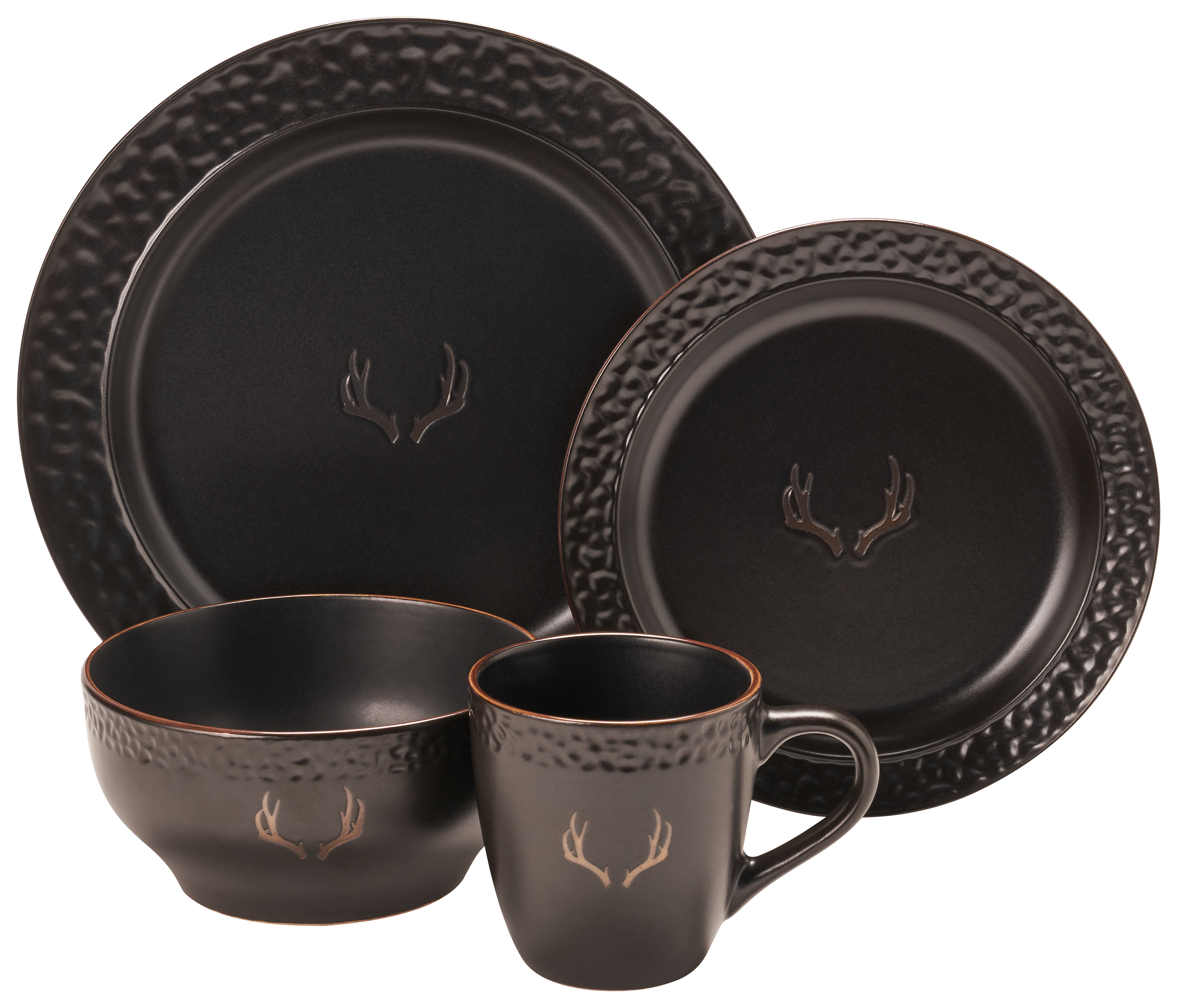 Image of White River Home Antler 16-Piece Dinnerware Set